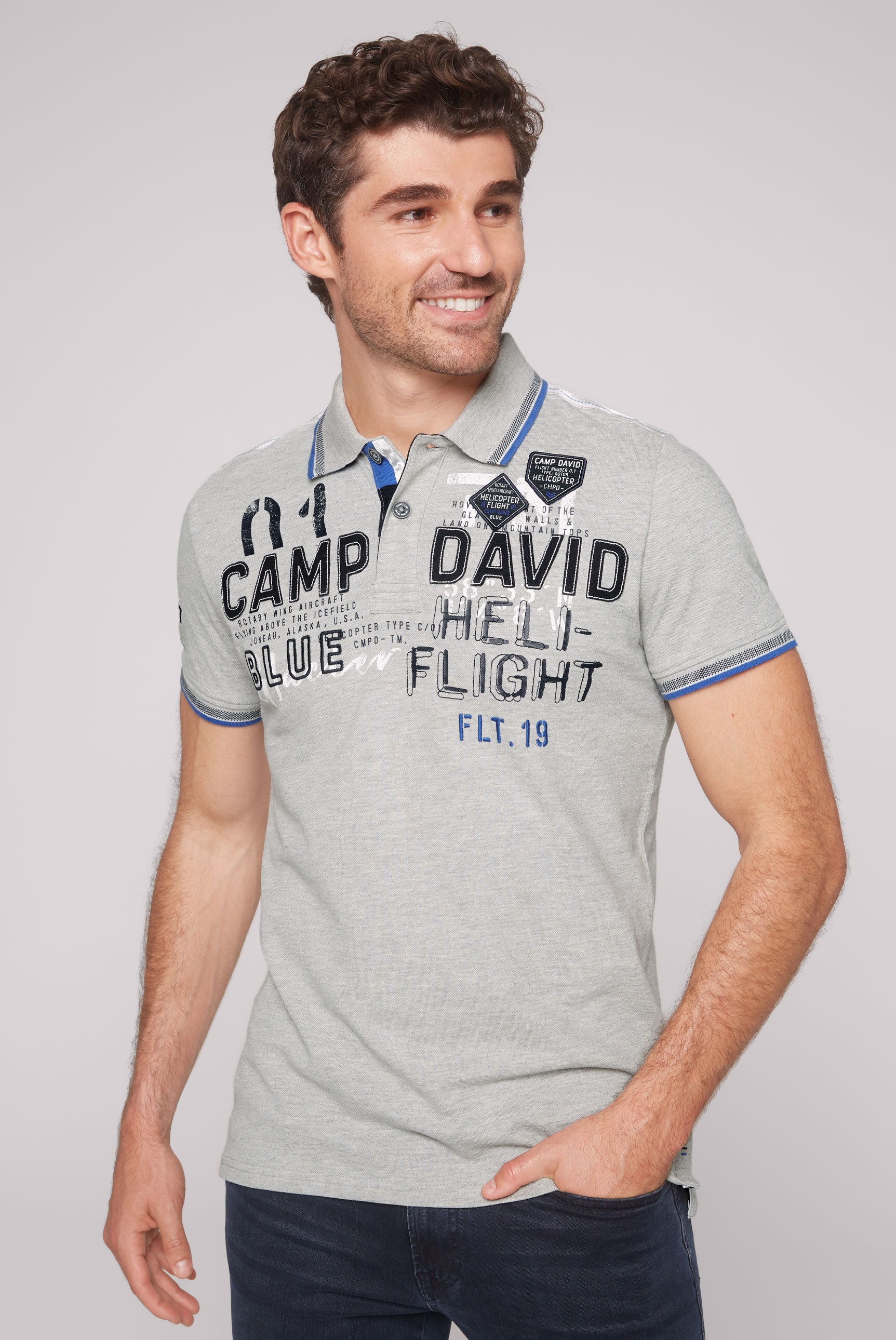 CAMP DAVID Poloshirt, aus Baumwolle günstig online kaufen