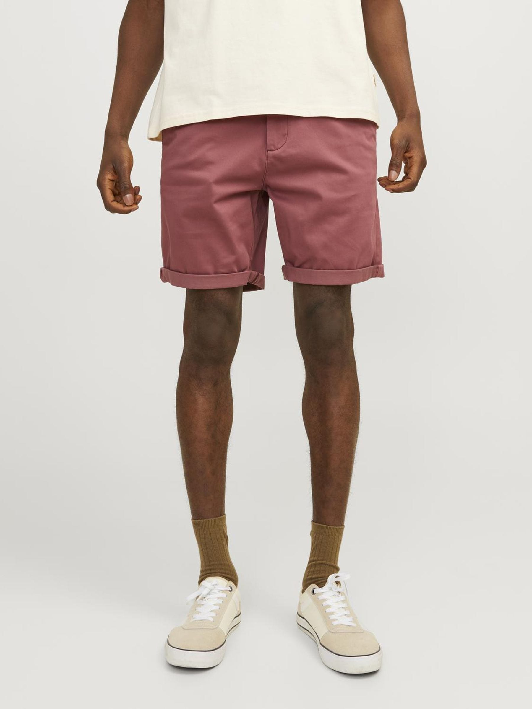 Jack & Jones Chinoshorts "JPSTBOWIE JJSHORTS S", mit Aufschlag