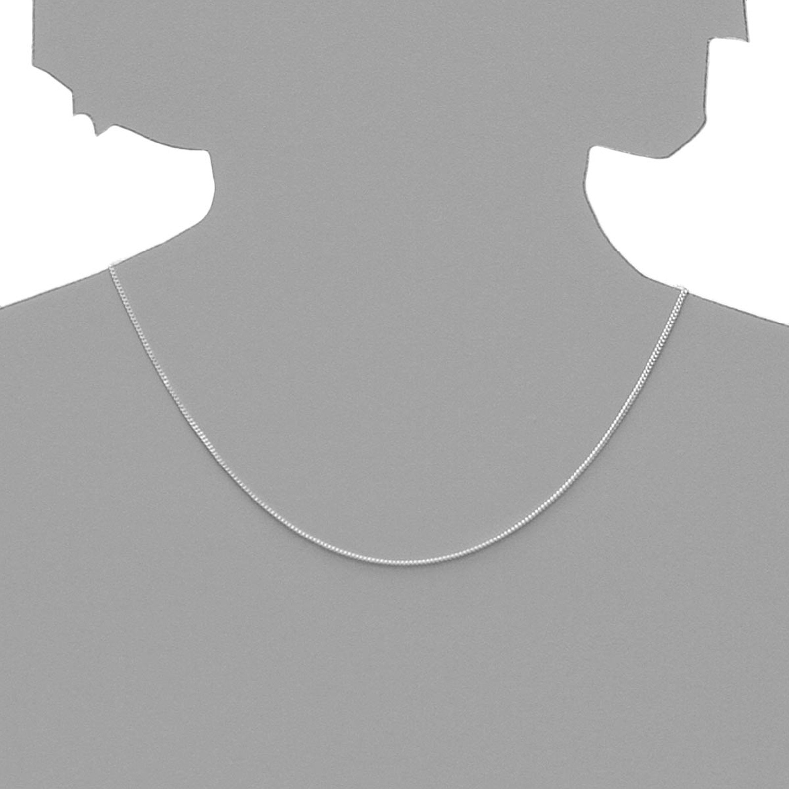 Ostsee-Schmuck Panzer Chain Silver 42cm 2