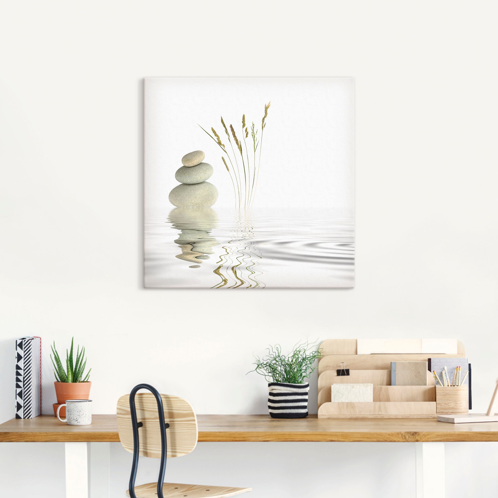 Artland Wandbild »Zen Friede«, Zen, (1 St.), als Alubild, Leinwandbild,  Wandaufkleber oder Poster in versch. Größen kaufen | BAUR