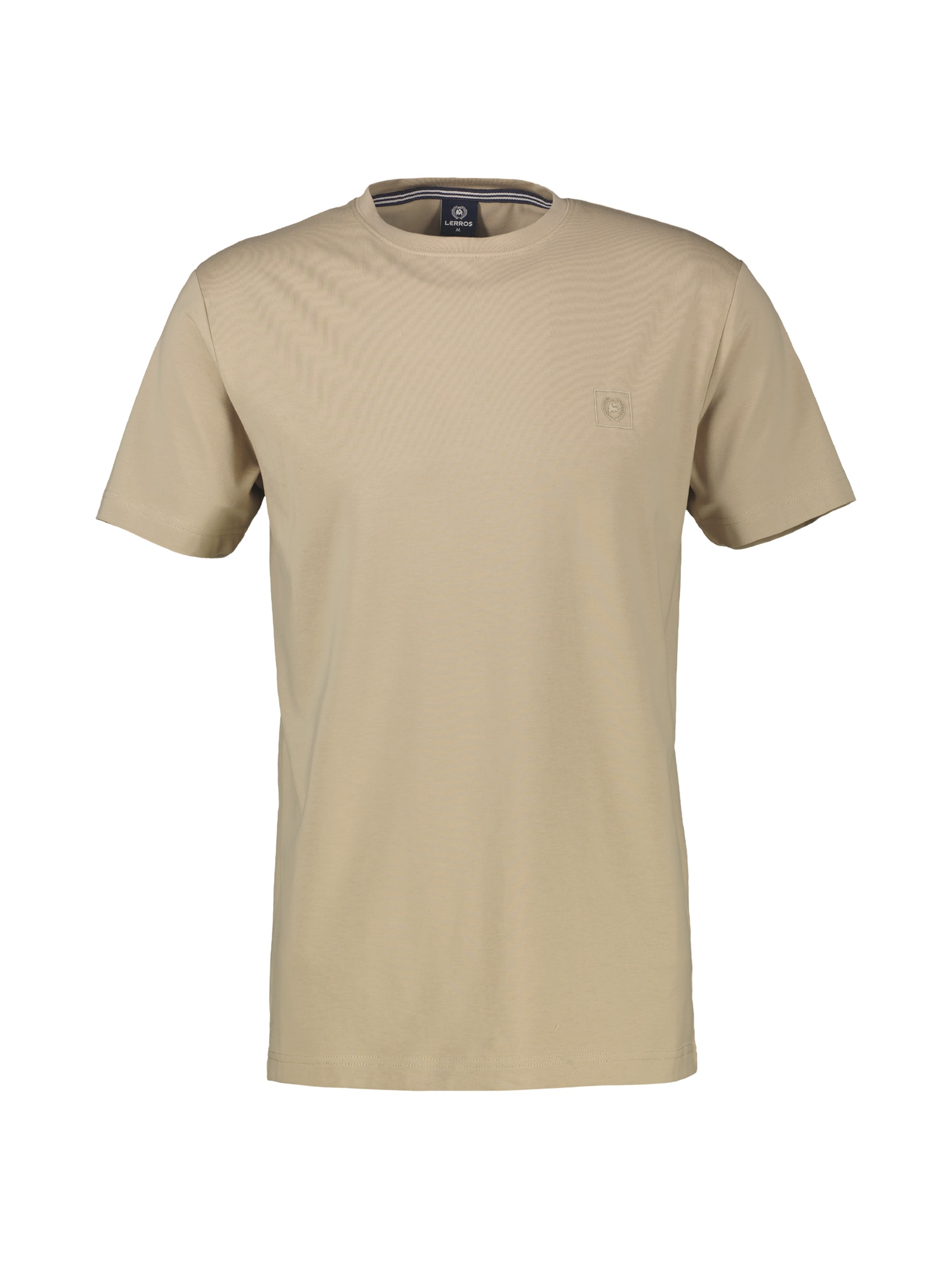 LERROS T-Shirt "Basic T-Shirt mit LERROS Logo-Print" Two-Tone-Optik / Einfarbig / Elastisch / Atmungsaktiv / Bequem