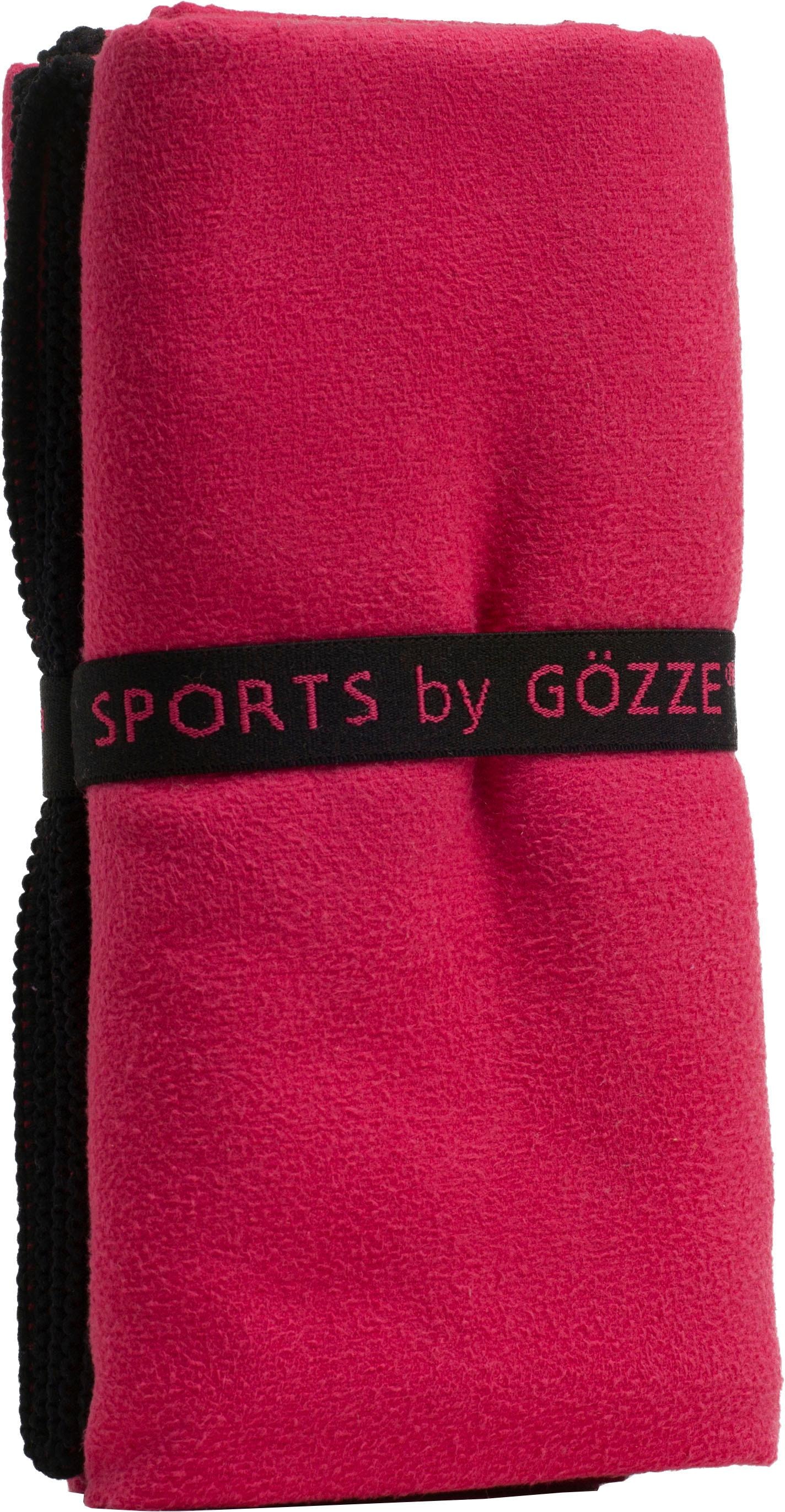 Gözze Sporthandtuch »Sports by Gözze«, (1 St.), im Set, schnell trocknend, Mikrofaser, für Sport, Reisen & Camping