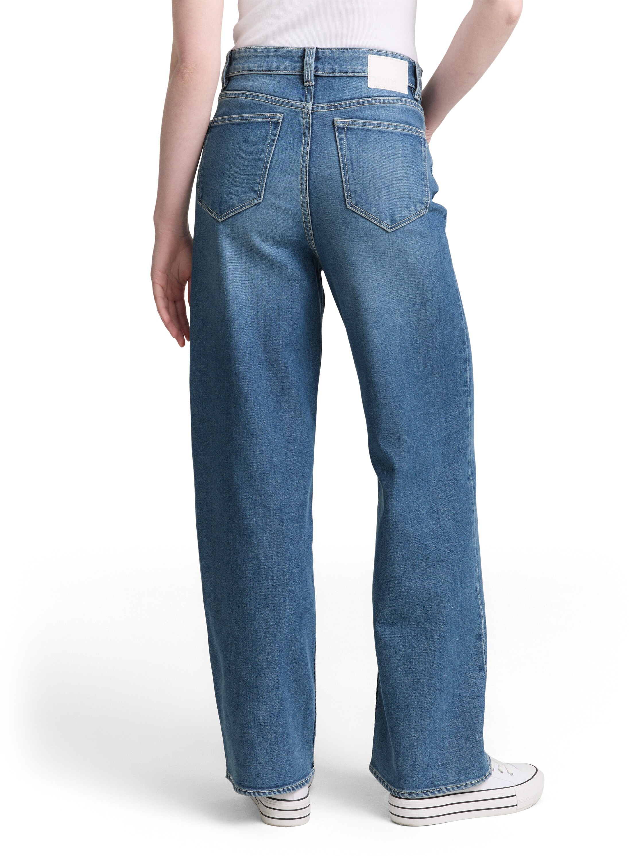 TOM TAILOR Denim Weite Jeans "LINOU", im Five-Pocket Style günstig online kaufen
