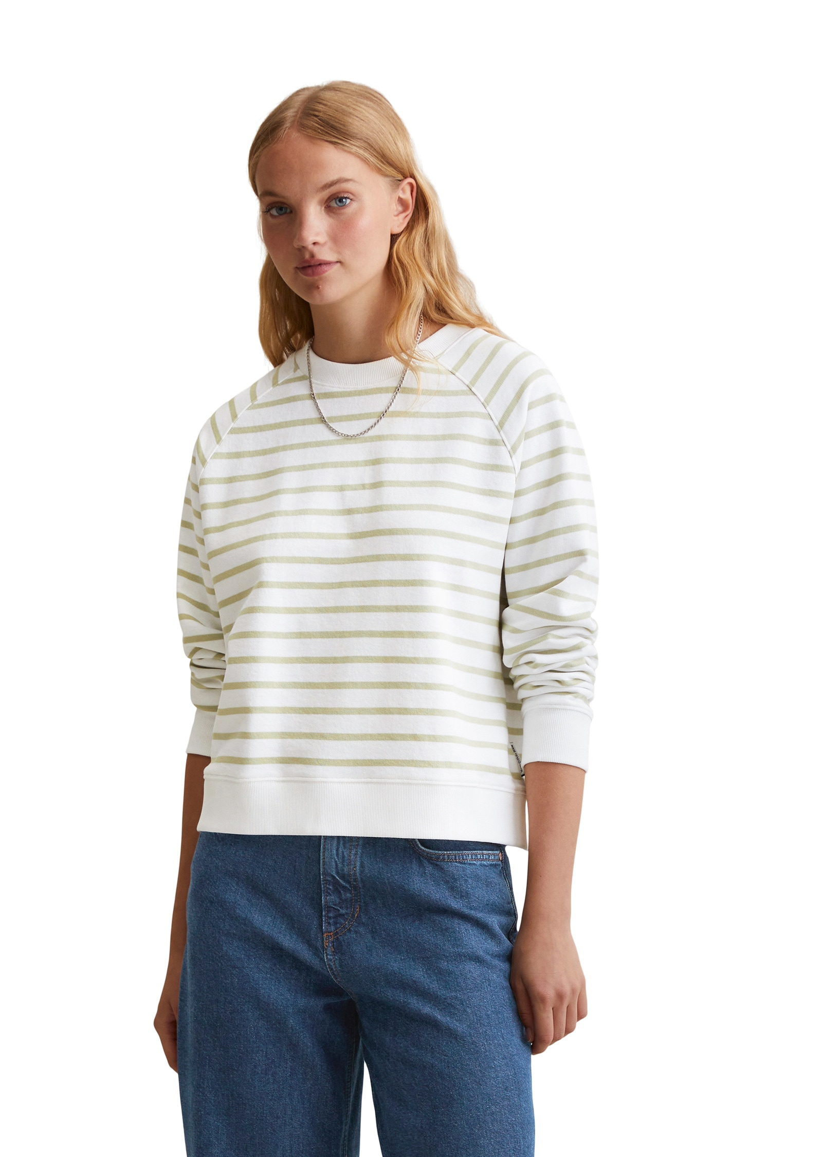 Marc OPolo DENIM Sweatshirt "aus reinem Organic Cotton" günstig online kaufen
