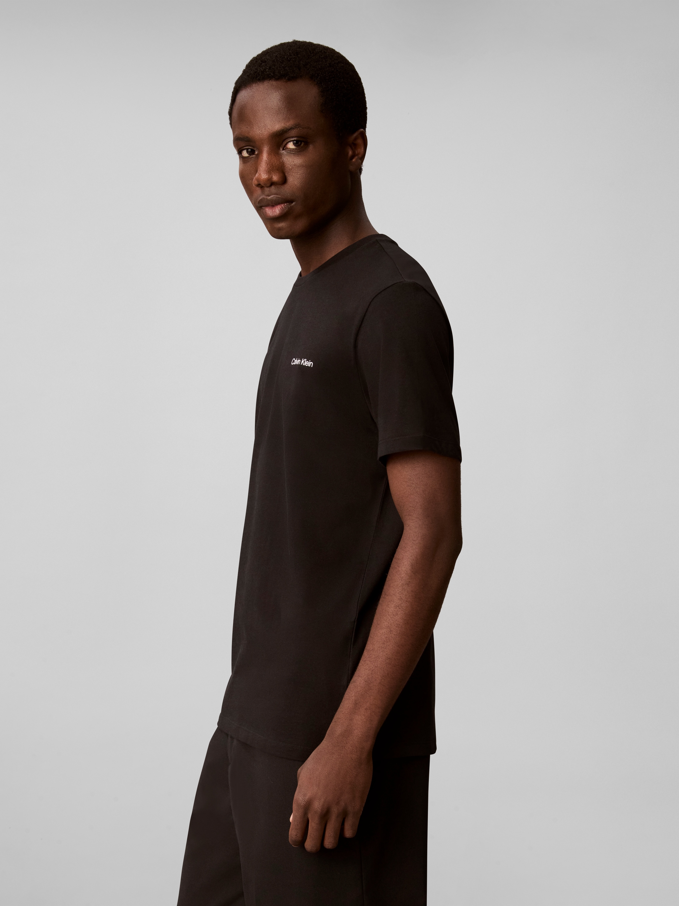 Calvin Klein T-Shirt »MICRO LOGO CREWNECK TEE« 2 Regular fit mit Rundhalsausschnitt