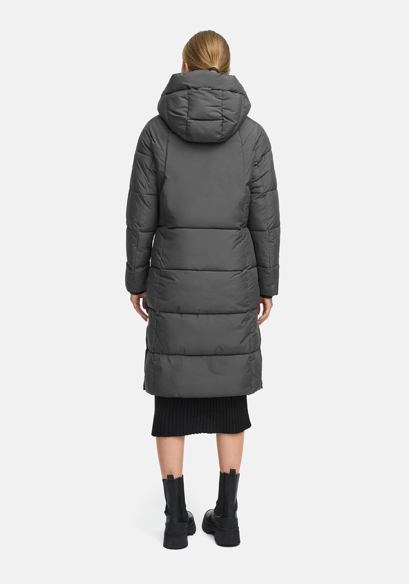 Marikoo Winterjacke »Chumanii«, Belüftungsschlitz mit Druckknopfverschluss