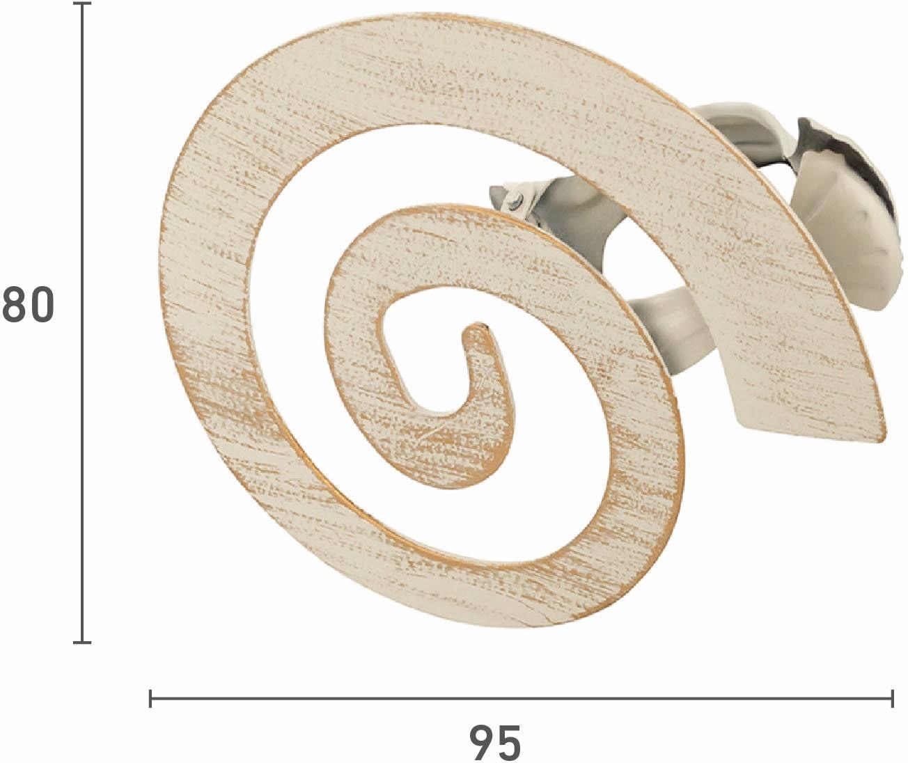 Good Life Dekoklammer für Raffhalter »Helix«, (1 St.), für Stoffe und Vorhänge