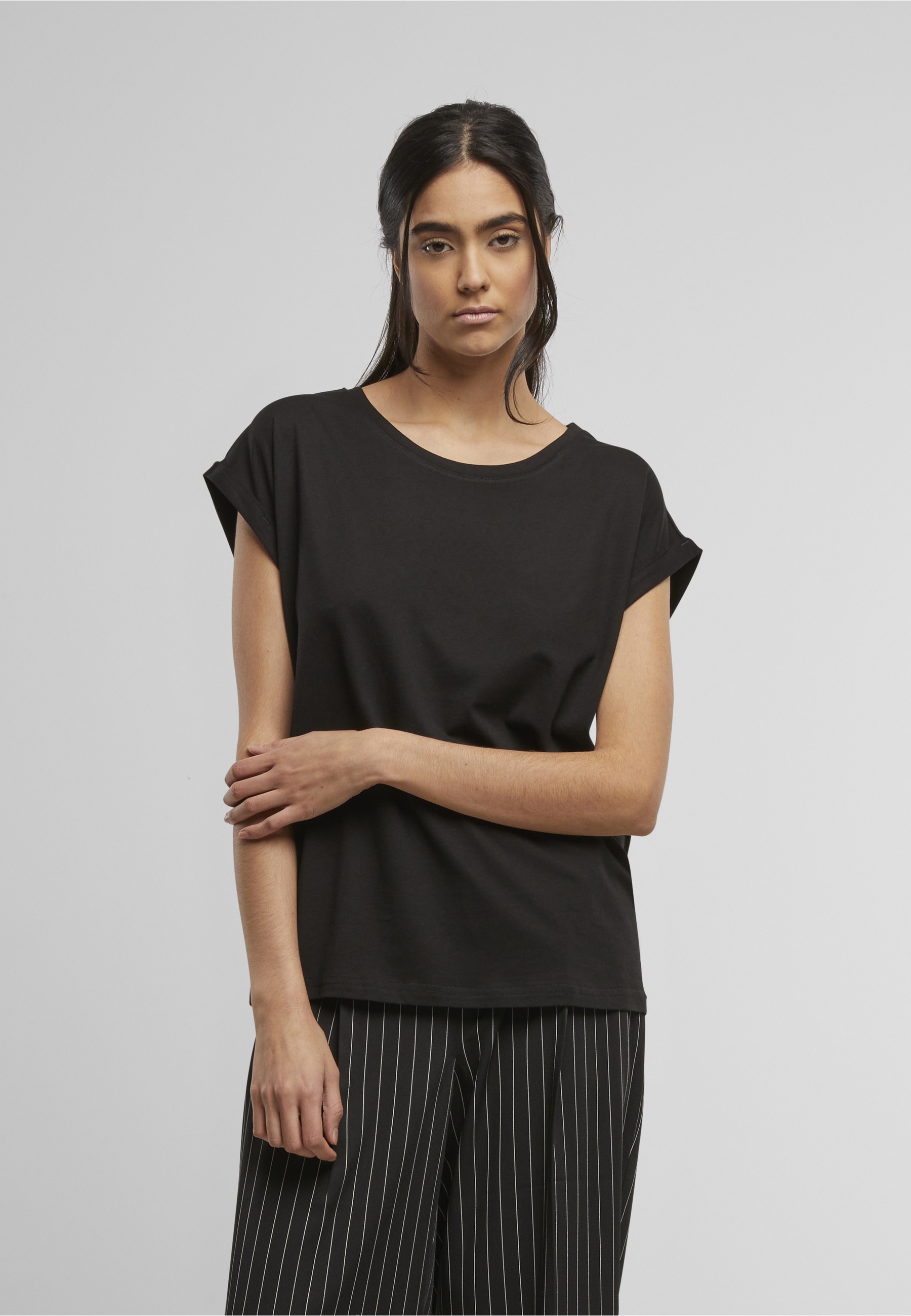URBAN CLASSICS T-Shirt »Urban Classics Ladies Extended Shoulder Tee« 1 Stk.