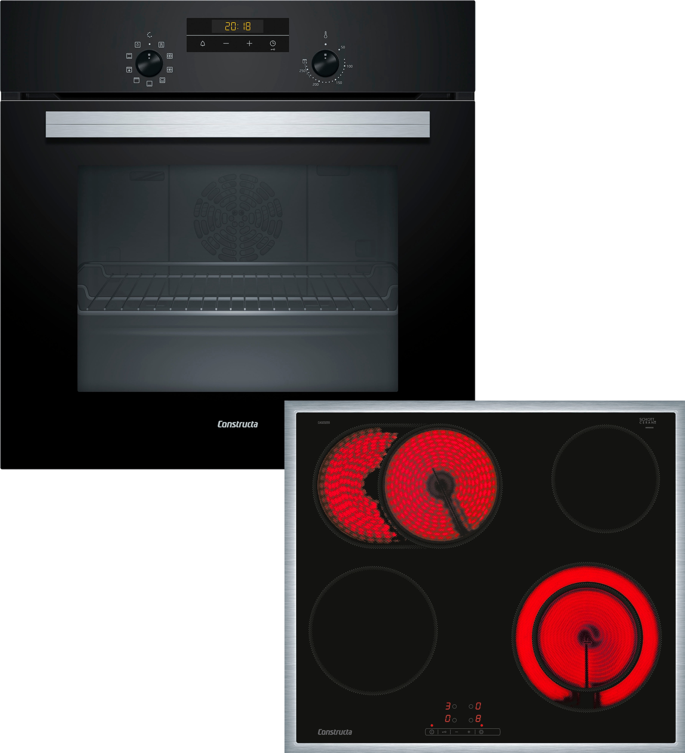 Constructa Backofen-Set "CF2M60060" Hydrolyse günstig online kaufen
