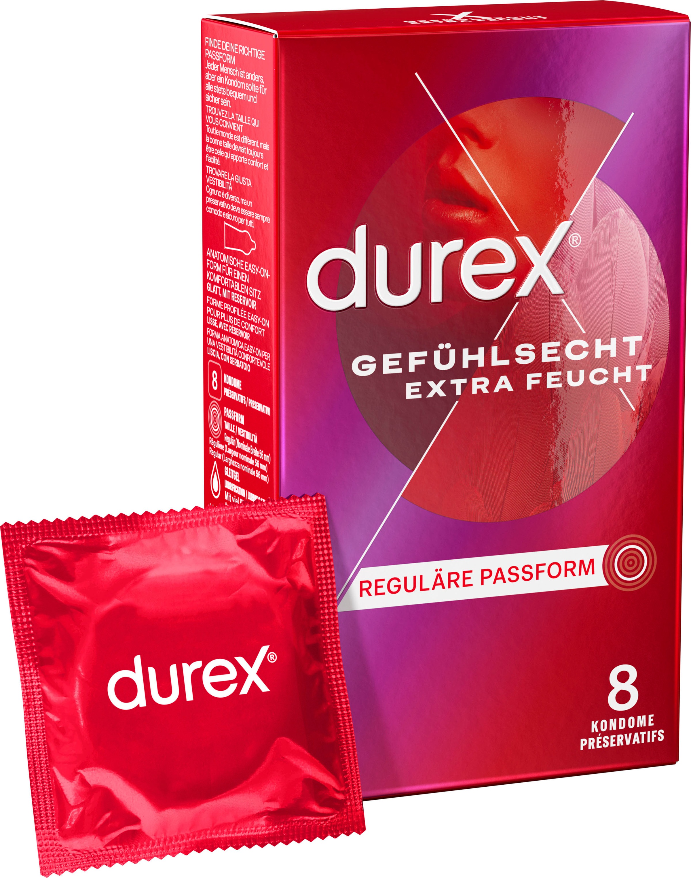durex Kondome »Gefühlsecht extra Feucht« (Pa...