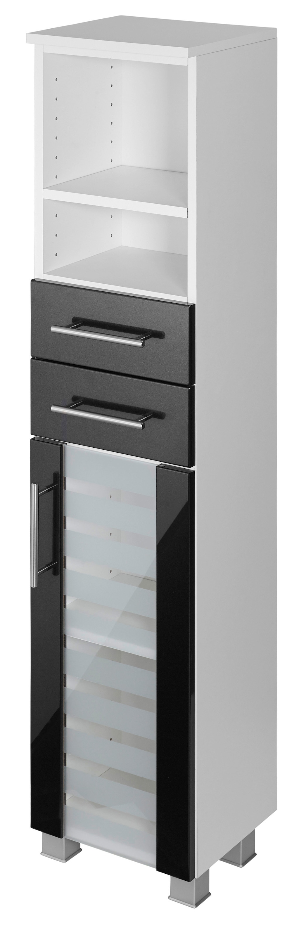 welltime Midischrank "Jaca", Breite 30 cm, mit MDF Hochglanz-Fronten günstig online kaufen