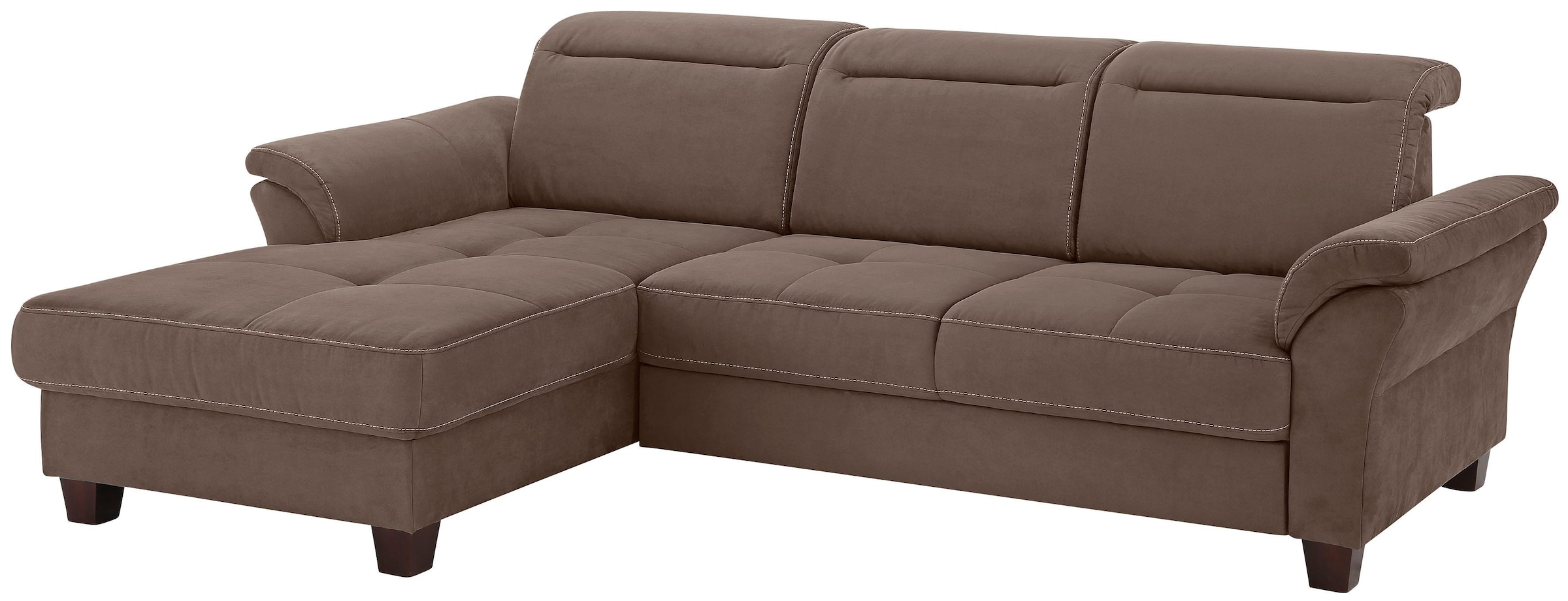 OTTO home Ecksofa "Solvei L-Form" mit Recamierenabschluß und Sitztiefenverstellung