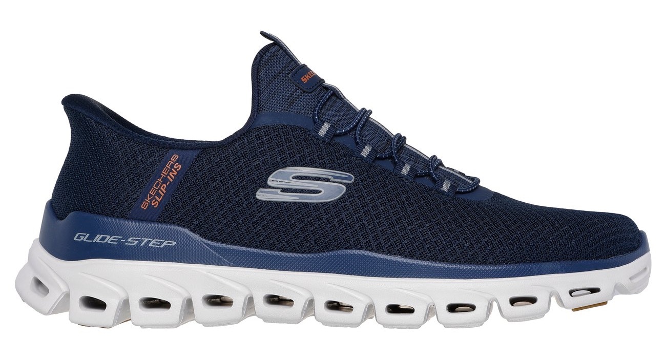 Skechers Slip-On Sneaker »GLIDE-STEP«, Schlupfschuh, Freizeitschuh, Trainingsschuh mit praktischem Gummizug