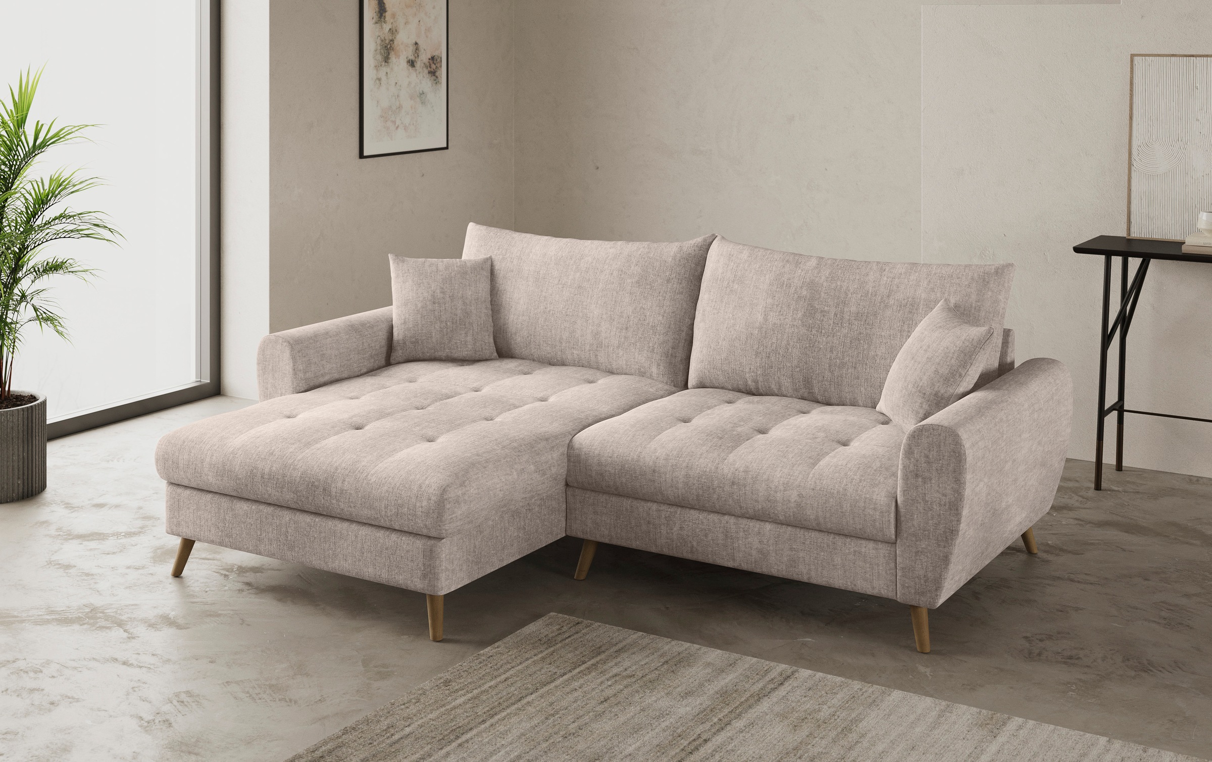 Mr. Couch Ecksofa "Blackburn II, L-Form" Mit Kaltschaumpolsterung bis 140 k günstig online kaufen