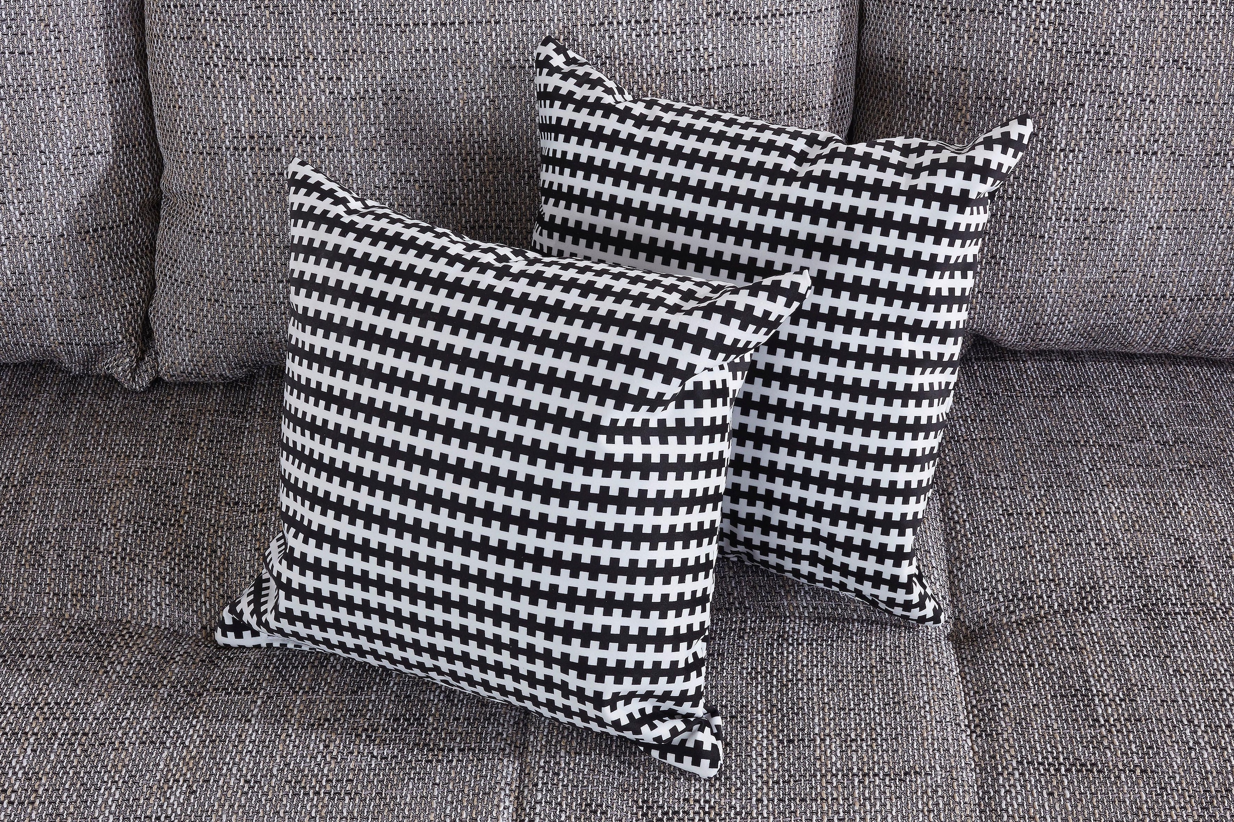 COLLECTION AB Wohnlandschaft »XXL-Josy U-Form, Breite 333 cm, mit 2 Recamieren 77 & 97 cm«, inkl. Bettfunktion, Bettkasten, mit 5 gleich großen Rückenkissen