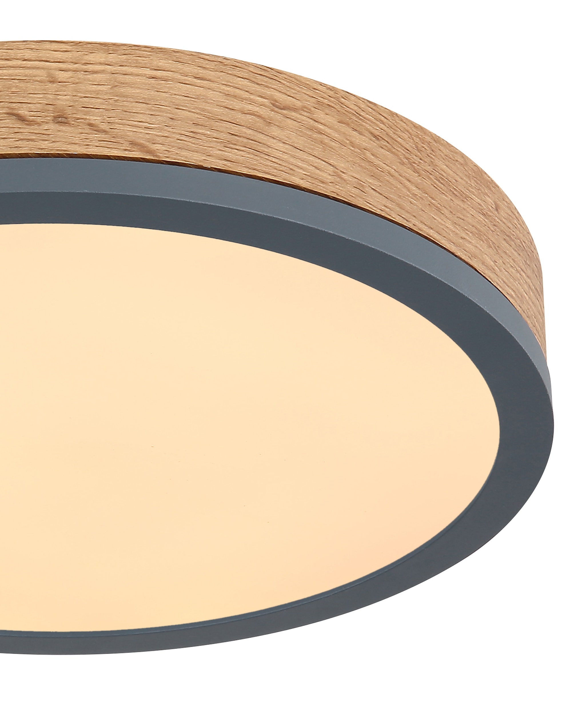 GLOBO LIGHTING Deckenleuchte »DORO«, Leuchtmittel LED-Modul | LED fest integriert, Runde Deckenlampe, 3000 Kelvin, Wohnzimmer
