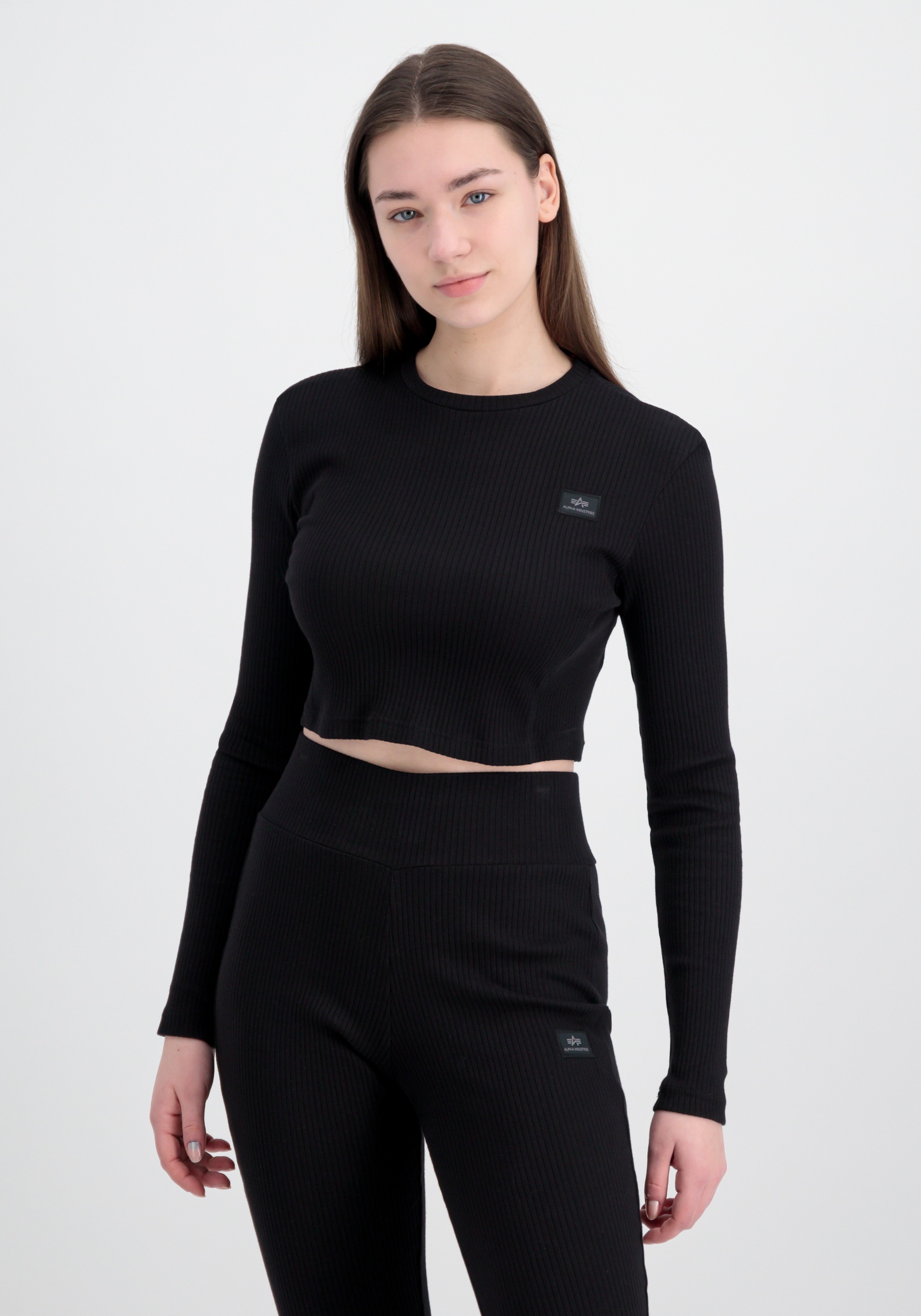 Alpha Industries Longsleeve "Alpha Industries Women - Longsleeves X-Fit Rib günstig online kaufen