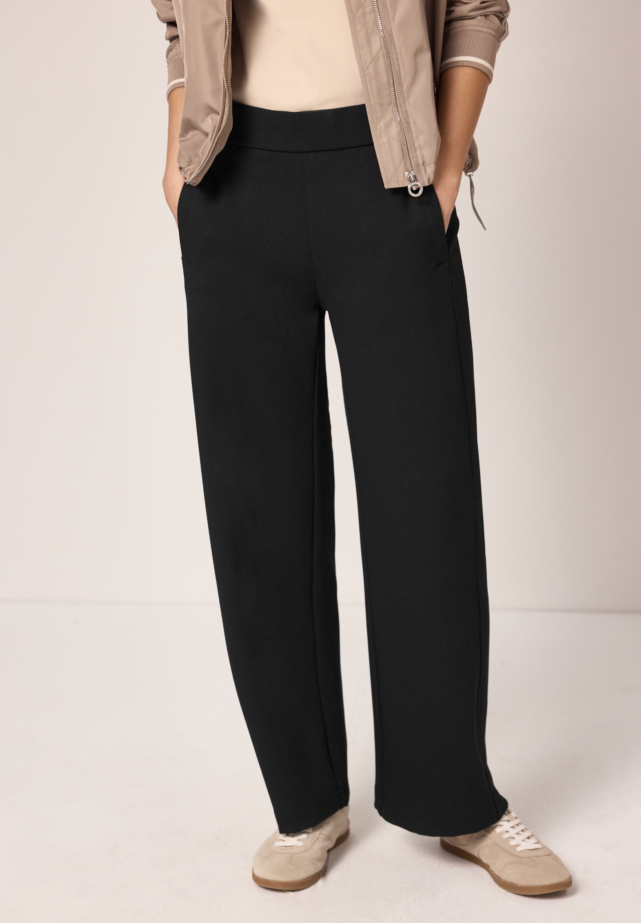 STREET ONE Sweathose mit Wide Legs günstig online kaufen