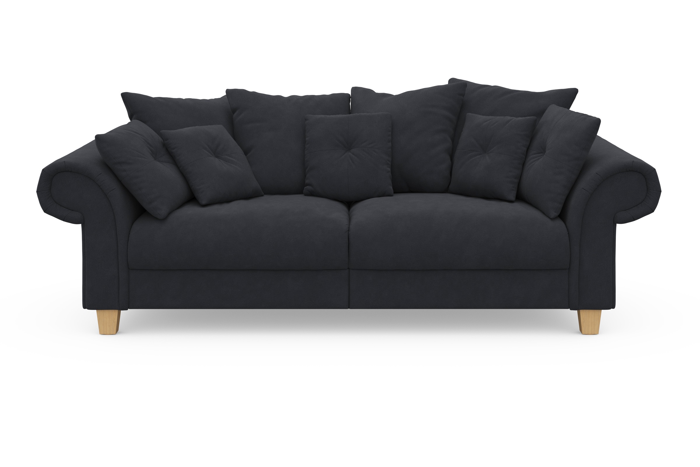 Home affaire Big-Sofa "Queenie Megasofa", (2 St.), mit weichem Sitzkomfort günstig online kaufen