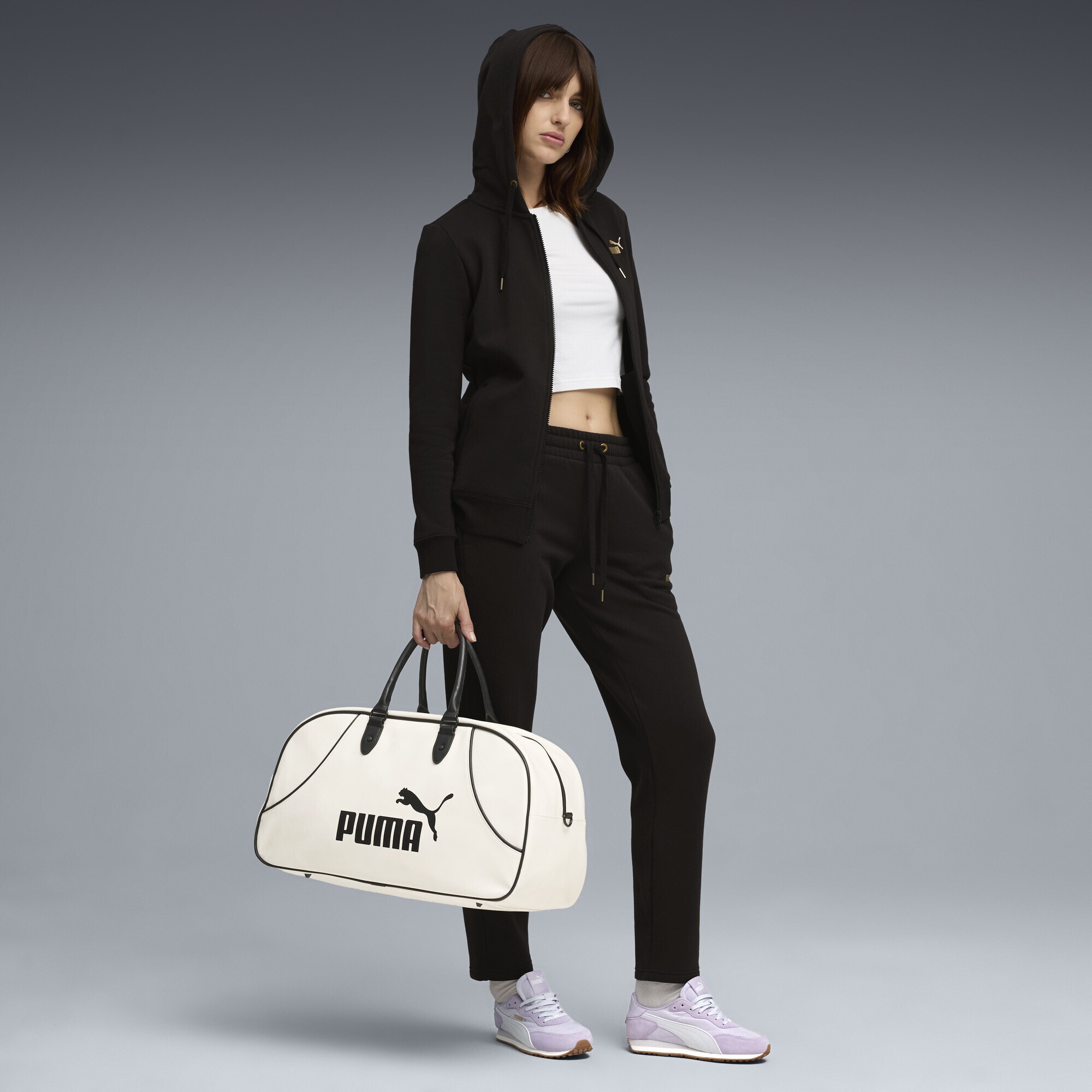 PUMA Jogginganzug »Metallic Jogginganzug mit Kapuze Damen«