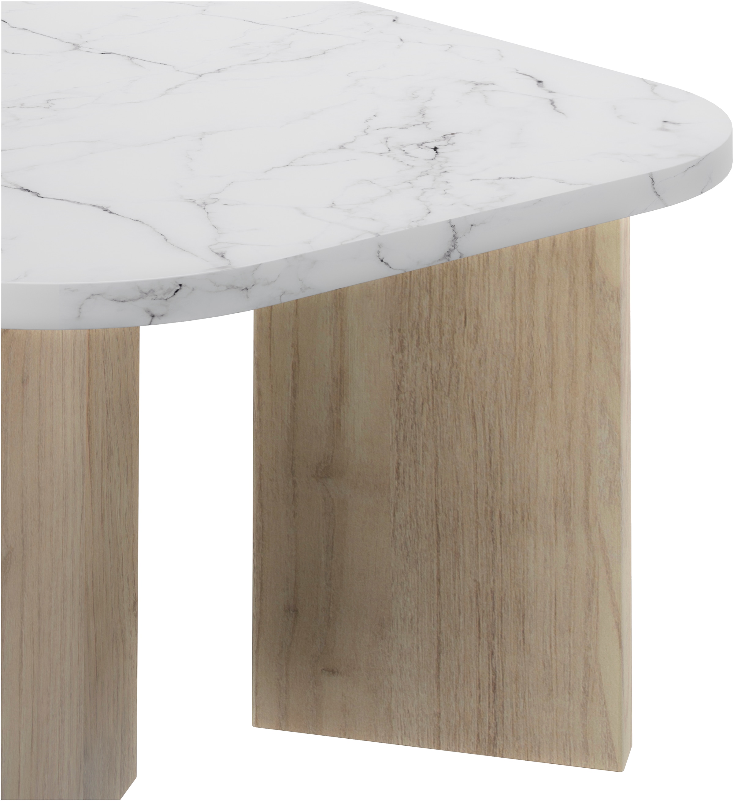 Gami Couchtisch »Quartz«, Couchtisch mit Marmor-optik Tischeplatte