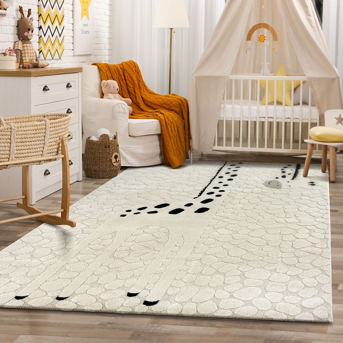 the carpet Teppich »Everst Kids«, rechteckig, 14 mm Höhe, Kids Kinderzimmer Teppich hohe Flordichte