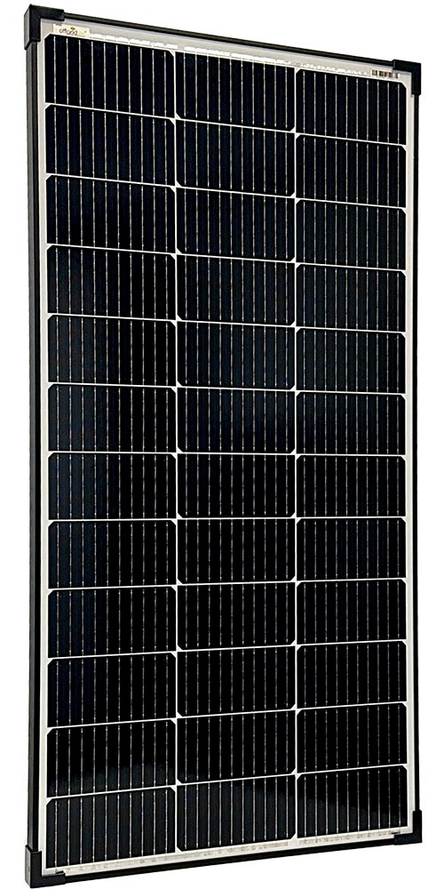 offgridtec Solarmodul »MONO-130 V2 Solarpanel 20V Black Frame«, 2 Bypass Dioden