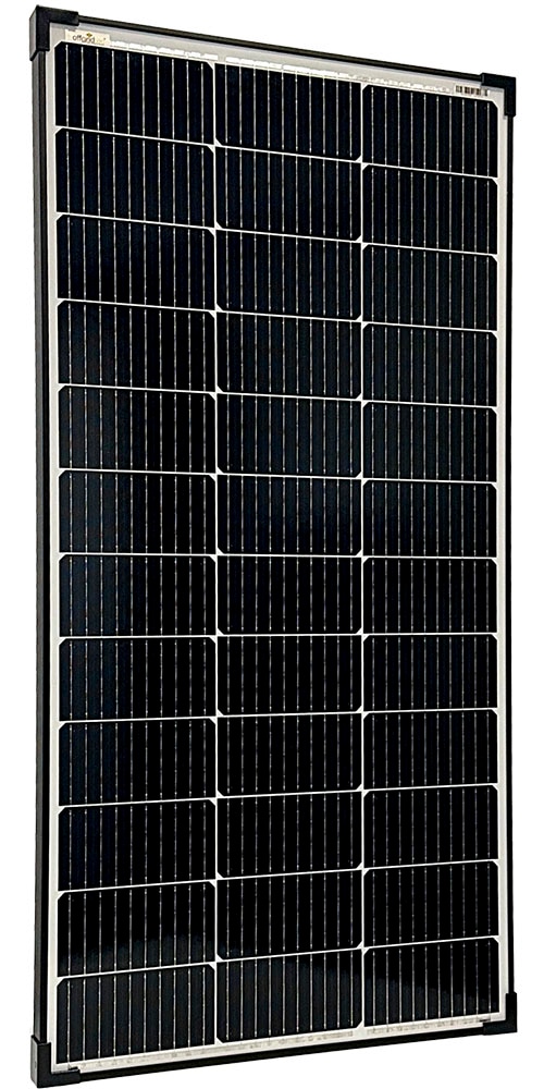 offgridtec Solarmodul "MONO-130 V2 Solarpanel 20V Black Frame", 2 Bypass Dioden