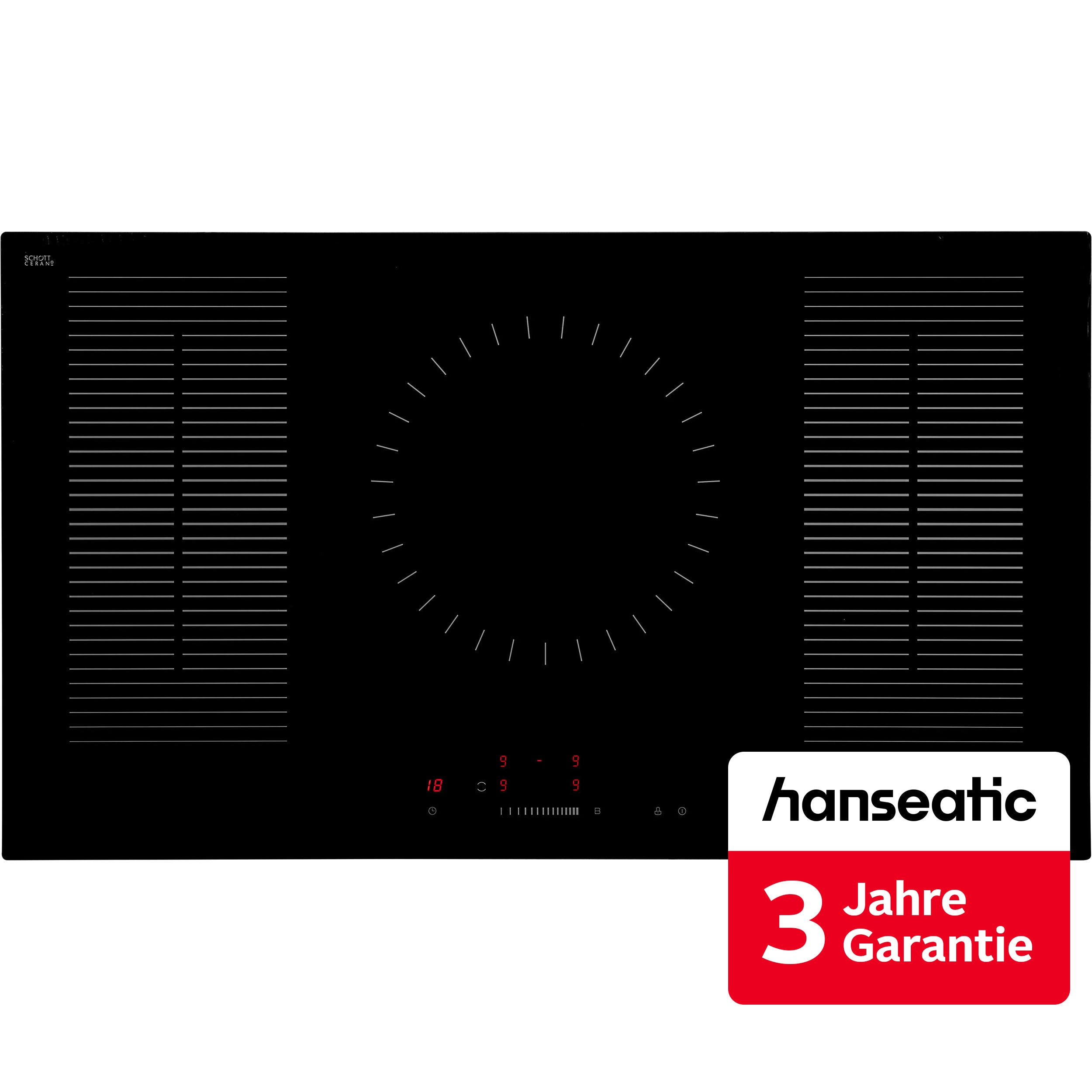 Hanseatic Flex-Induktions-Kochfeld "MC-IV10241B2CC-A" inkl. 3 Jahre Herstellergarantie