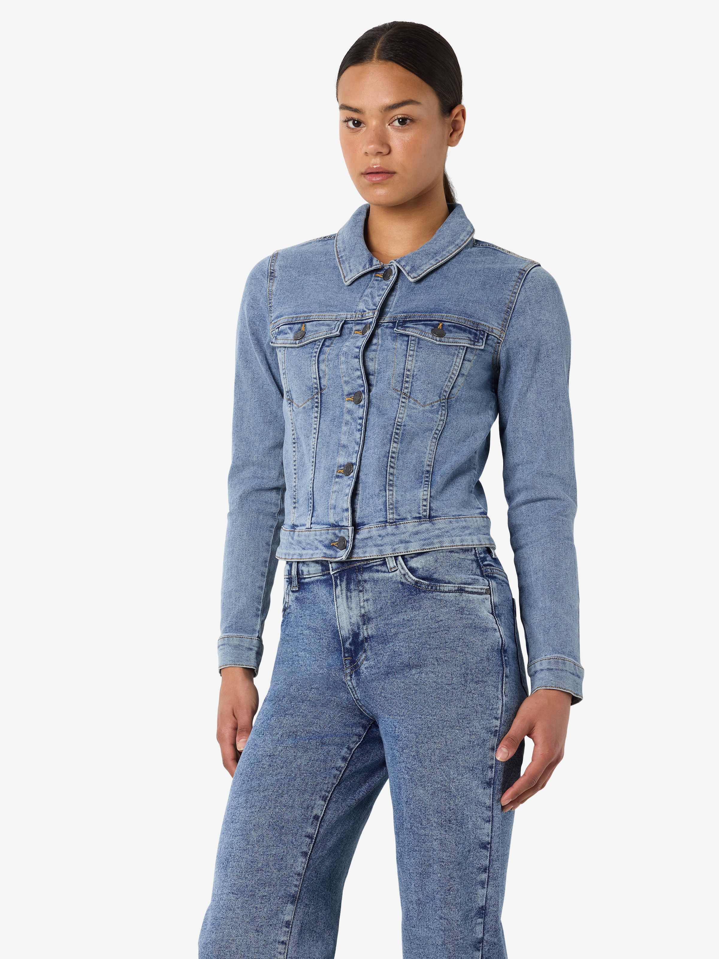 Noisy may Jeansjacke "NMDEBRA L/S DENIM JACKET VI570LB NOOS" günstig online kaufen