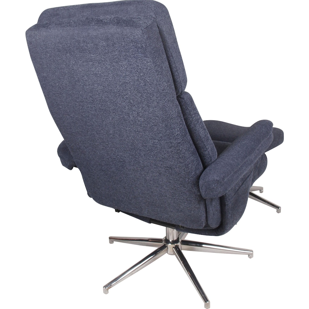 Duo Collection TV-Sessel »Sudbury«, mit Hocker und Relaxfunktion, 360 Grad drehbar