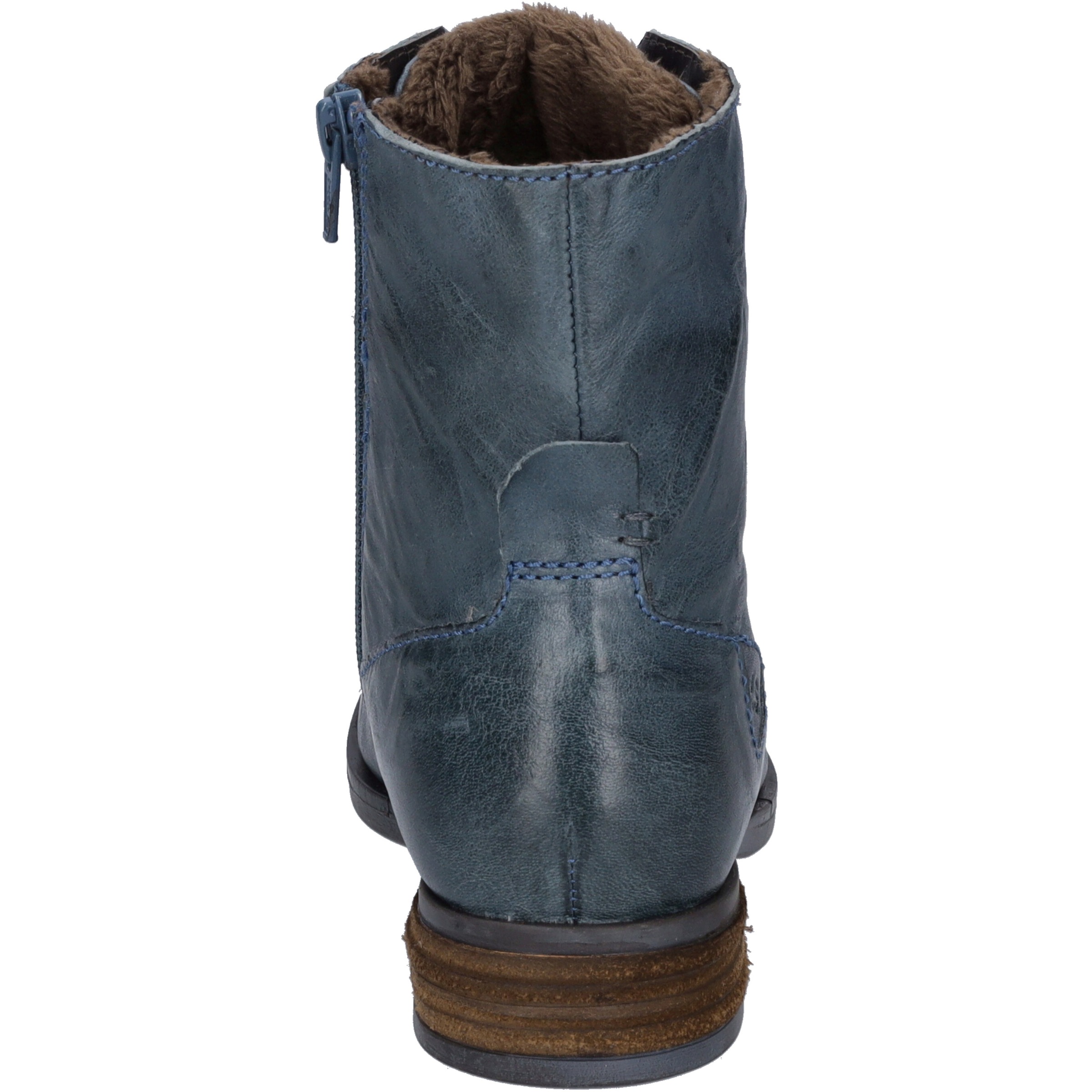 Stiefelette JOSEF SEIBEL "Sanja 01, azur", Damen, Gr. 39, blau (azur), Obermaterial: 100% Rindsleder Leather cow., Schuhe Stiefelette 3