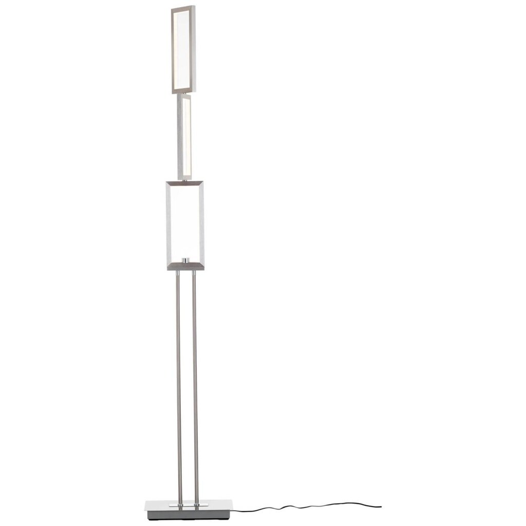 Wohnen Lampen & Leuchten Brilliant Leuchten Stehlampe »Tunar«, LED-Modul, 1 St., Warmweiß, LED Stehlampe 3flg alu Wohnen Lampen & Leuchten Brilliant Leuchten Stehlampe »Tunar«, LED-Modul, 1 St., Warmweiß, LED Stehlampe 3flg alu