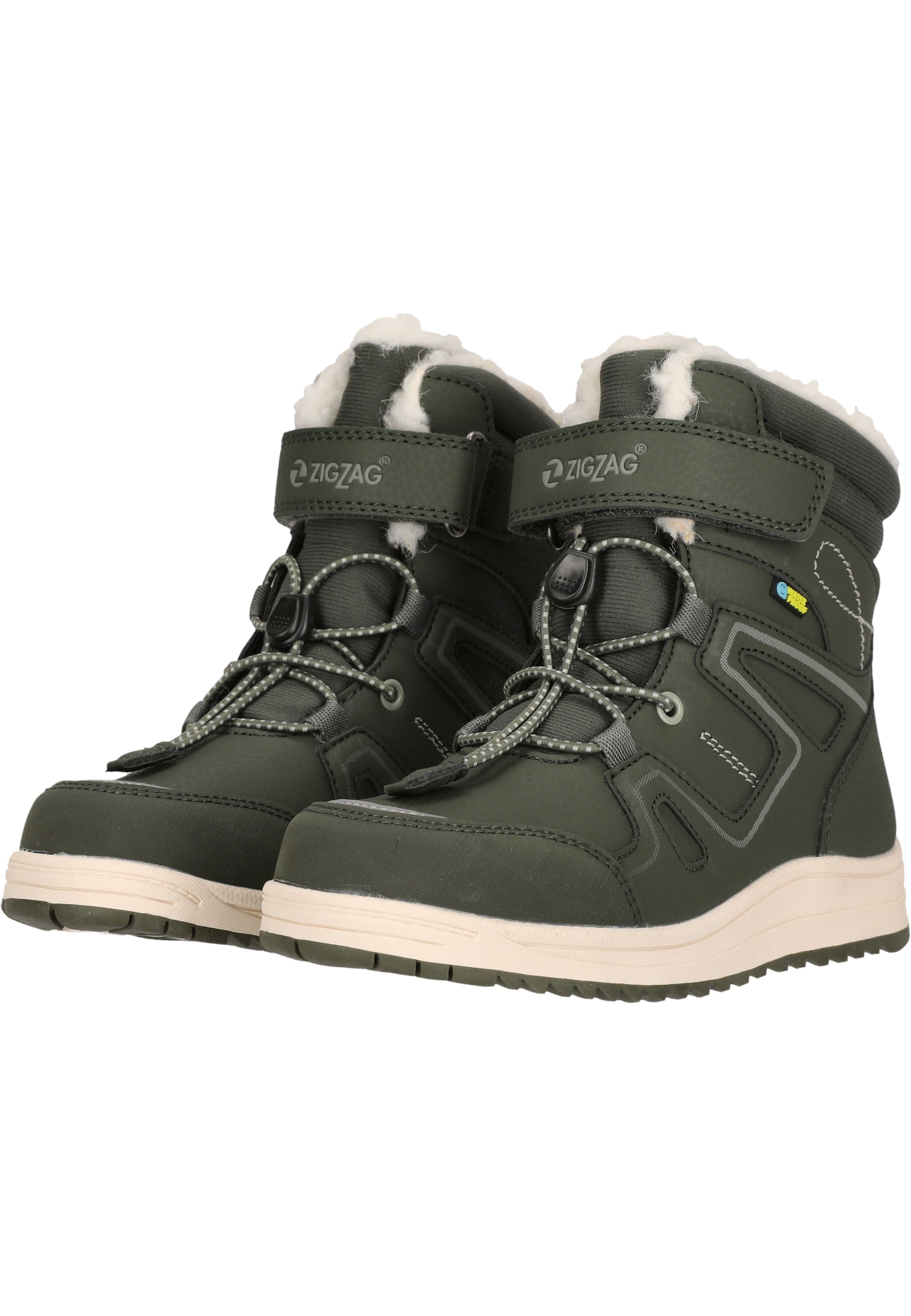 ZIGZAG Rincet Boots Dark Green 33 3