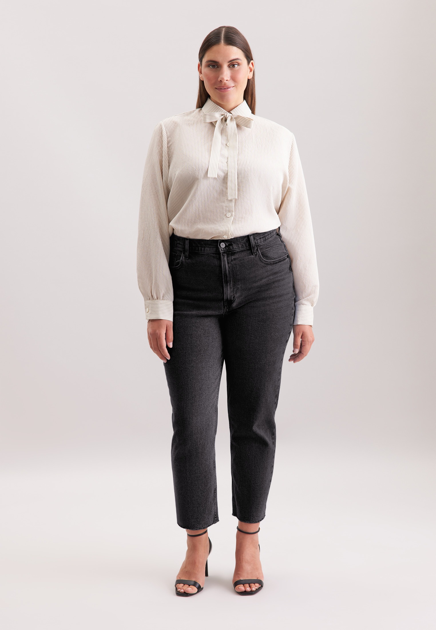 seidensticker Hemdbluse »Schwarze Rose« 1/1 Gestreift