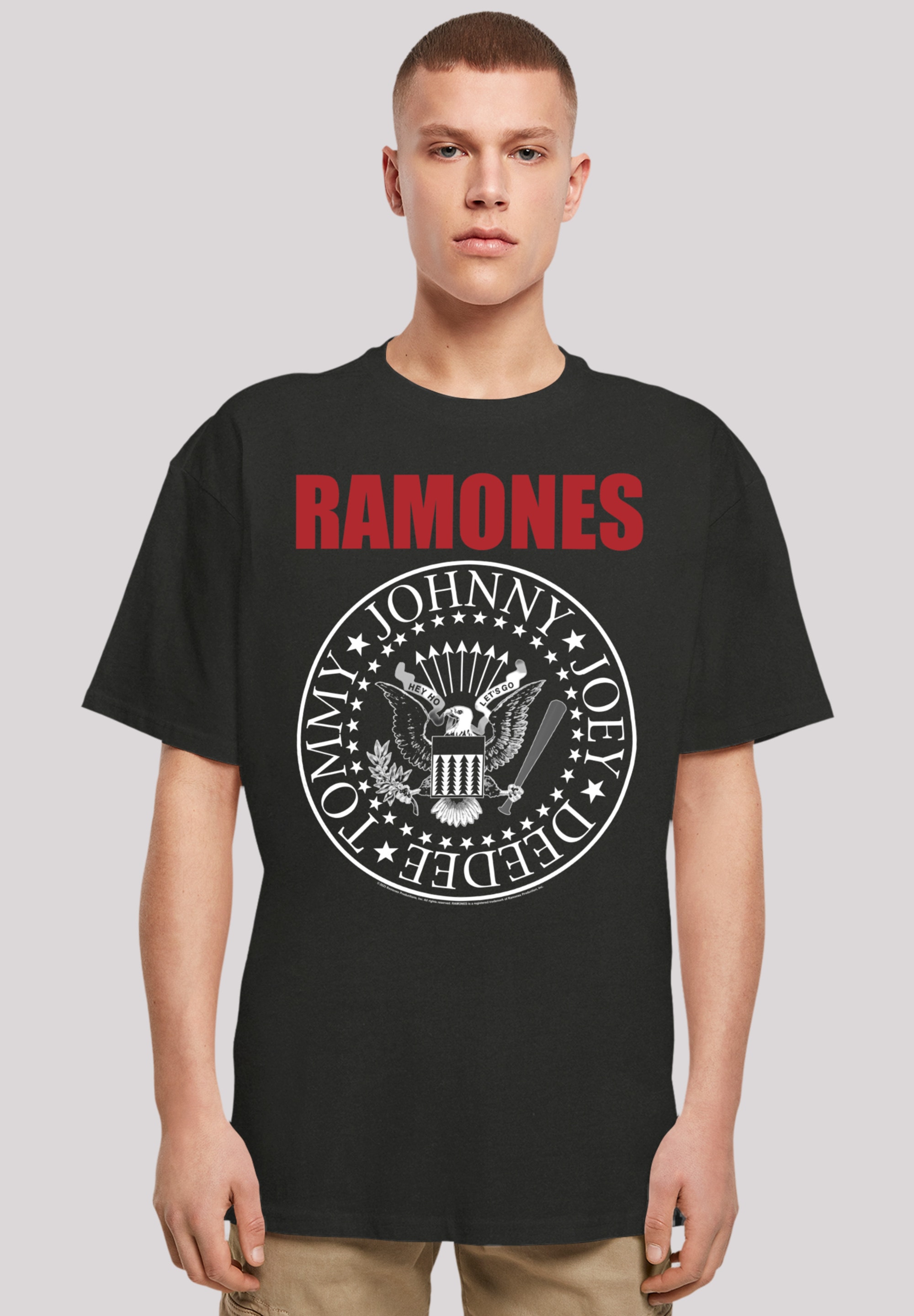 für BAUR ▷ Seal«, Red T-Shirt Musik Rock-Musik »Ramones Band Premium Text Qualität, Band, F4NT4STIC | Rock