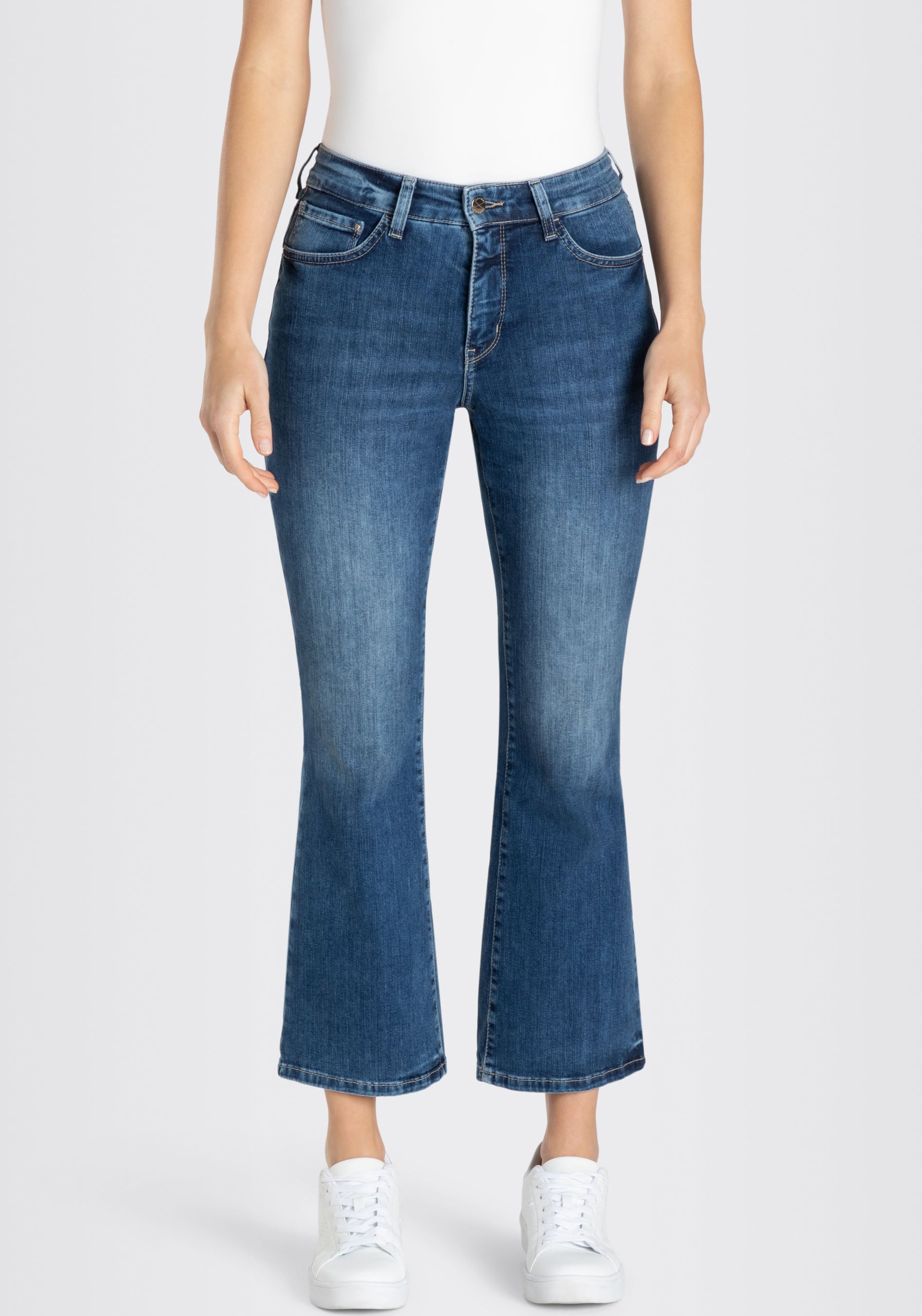 MAC 3/4-Jeans "Dream Kick" Saum modisch verkürzt und leicht ausgestellt günstig online kaufen