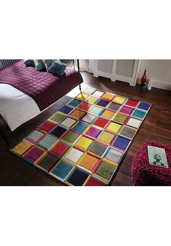 FLAIR RUGS Kilimas »WALTZ« rechteckig Handgeschni...