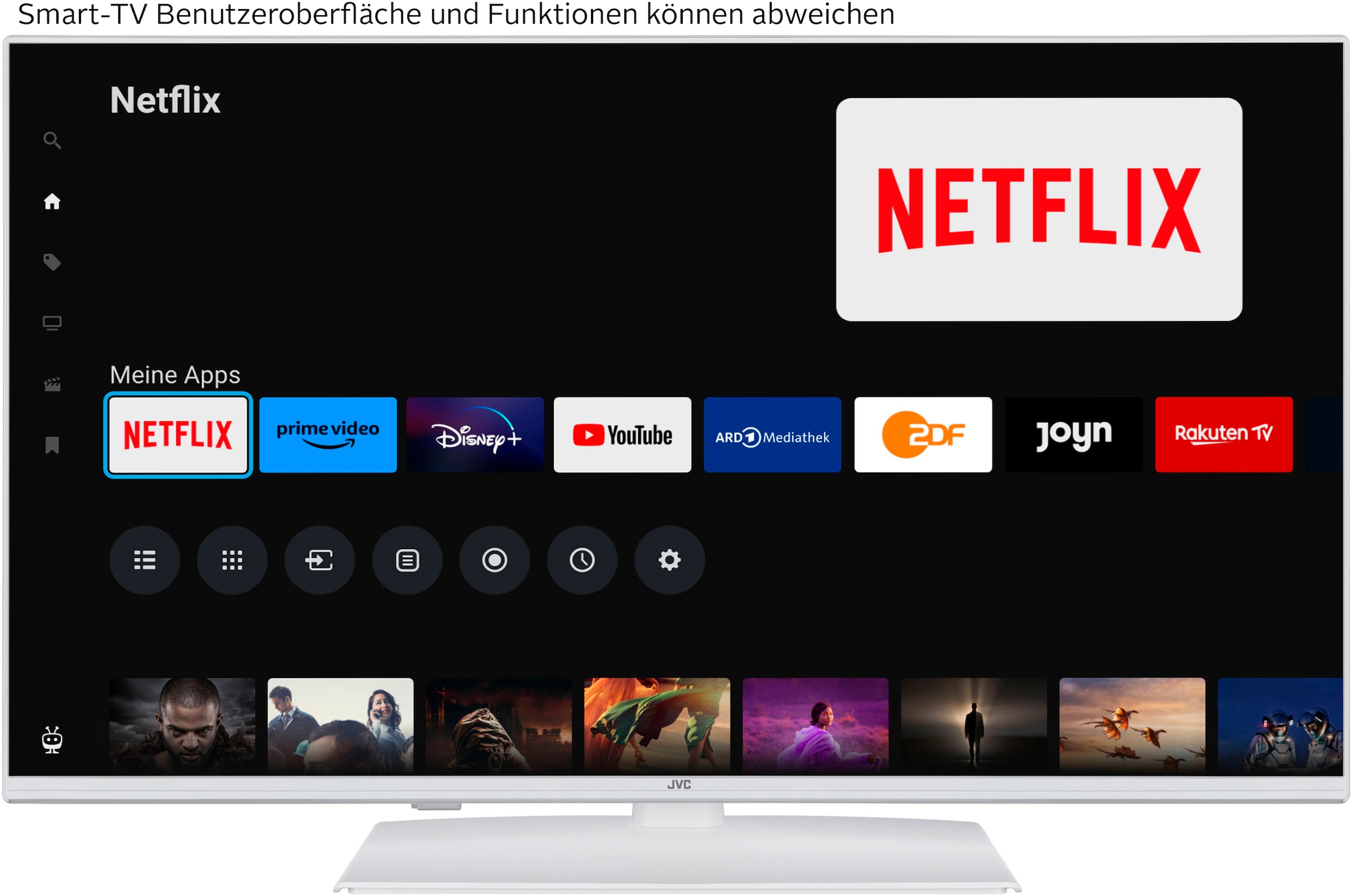JVC LED-Fernseher »LT-40VF5355W«, Smart-TV
