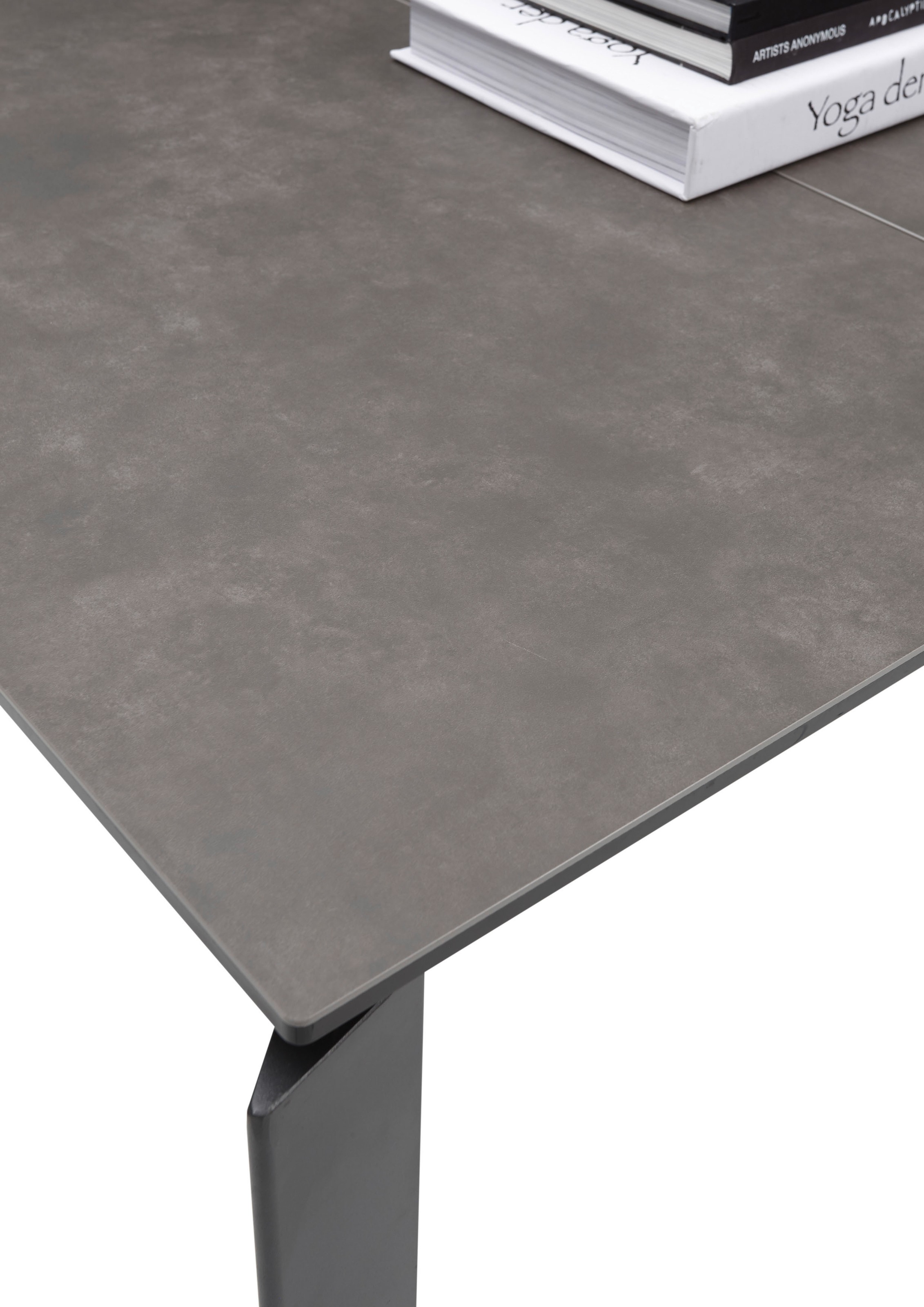 Stolkom Esstisch »Paul Esszimmertisch Keramik, ausziehbar auf 240 cm, BxHxT 180x76x95 cm«, Keramikoberfläche, Tischplatte ausziehbar von 180 auf 240 cm