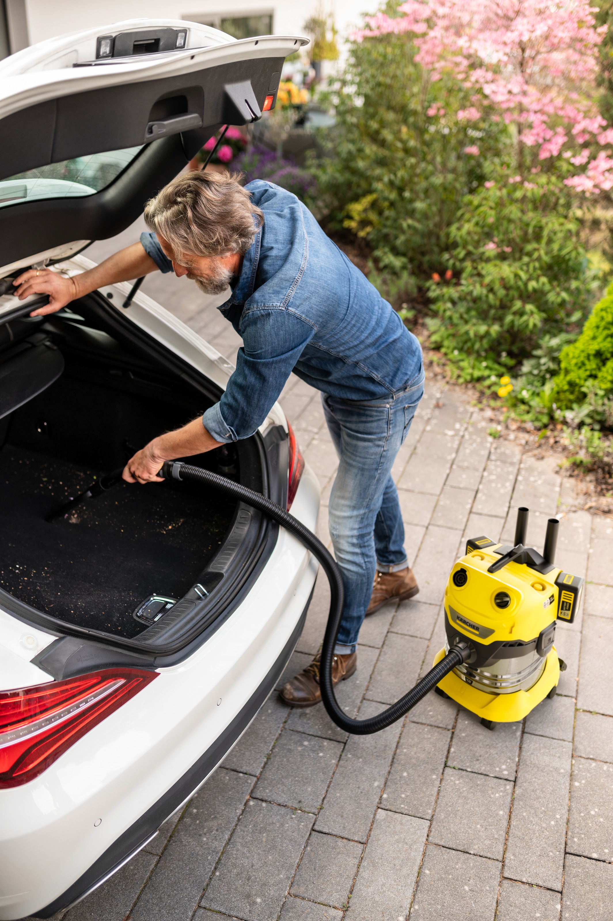 KÄRCHER Nass-Trocken-Sauger »WD 4-18 S Dual V-20/22«, 36-V-Motor, 20 l Edelstahlbehälter, ohne Akku und Ladegerät