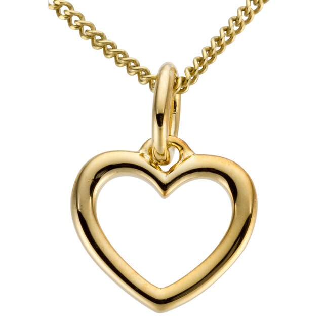 Firetti Kettenanhänger »Schmuck Geschenk Gold 333 Halsschmuck Anhänger für  Halskette Herz«, zu Kleid, Shirt, Jeans, Sneaker! Anlass Geburtstag  Weihnachten für bestellen | BAUR