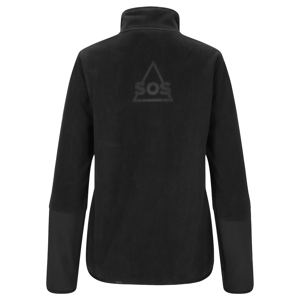 SOS Strickpullover »Laax«, aus recyceltem Polyester