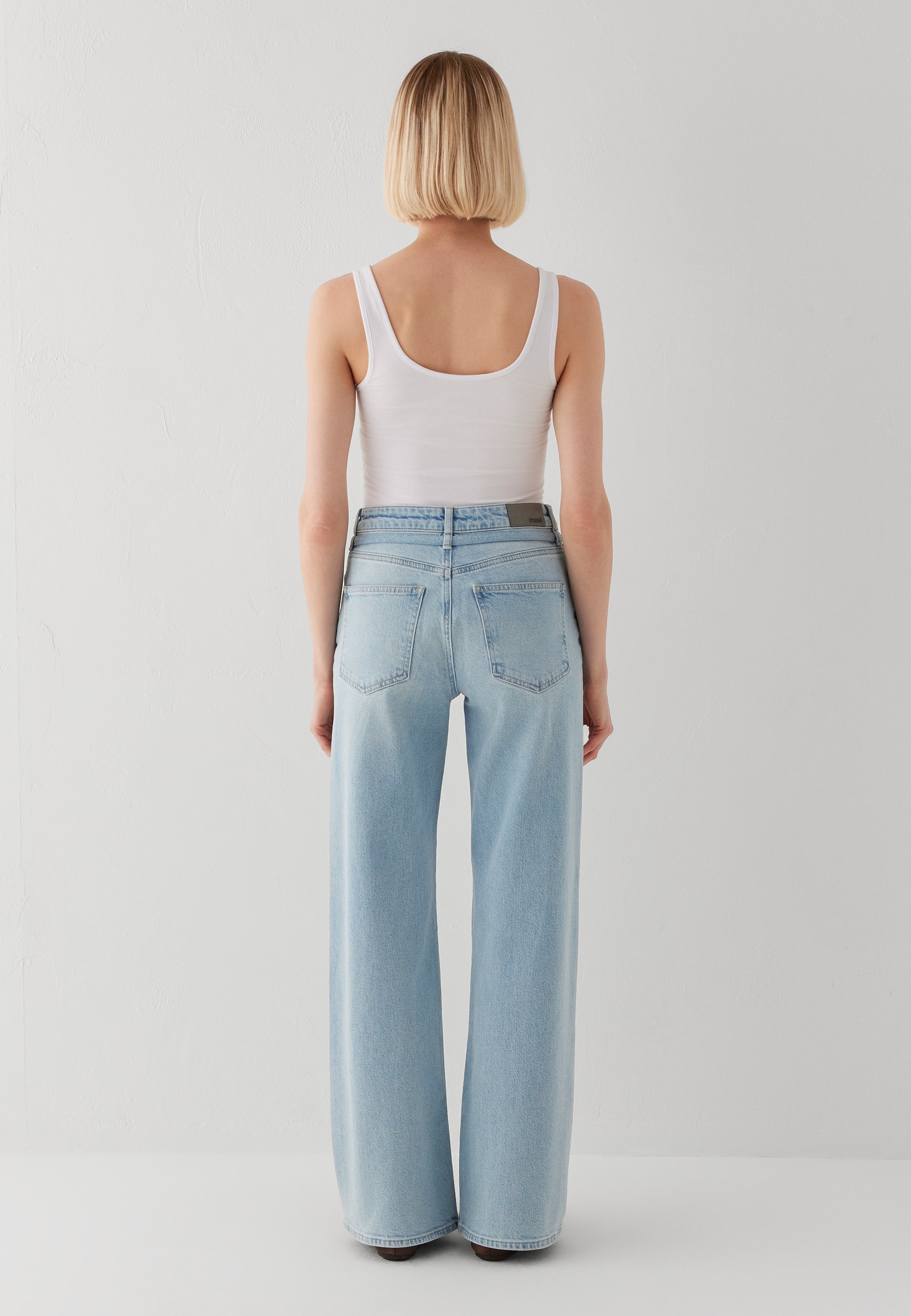 Mavi Weite Jeans »MALIBU W/Belt« Loose Wide Leg Jeans