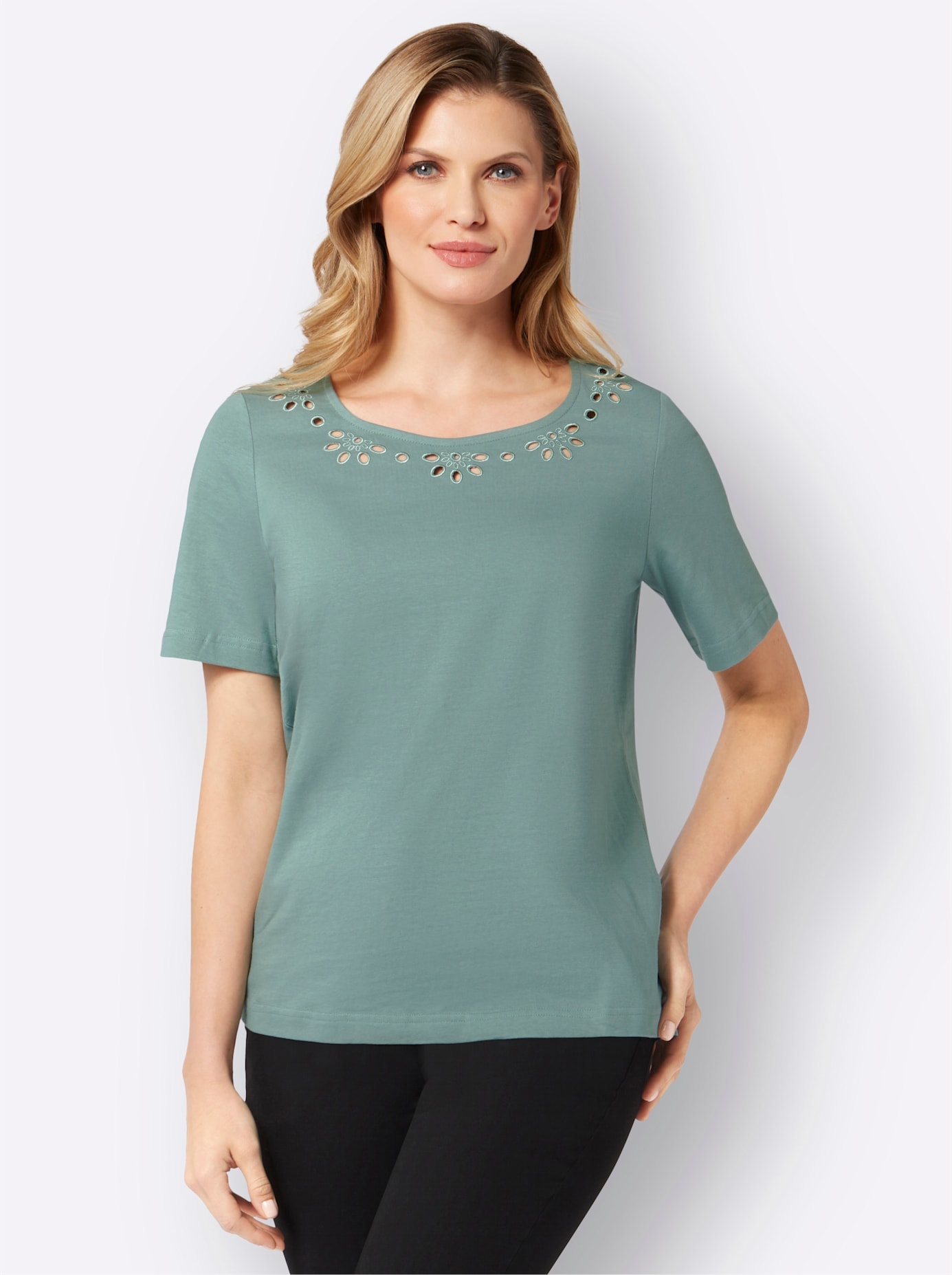 Classic Basics Kurzarmshirt "Kurzarm-Shirt" 1 Stk. tlg. günstig online kaufen