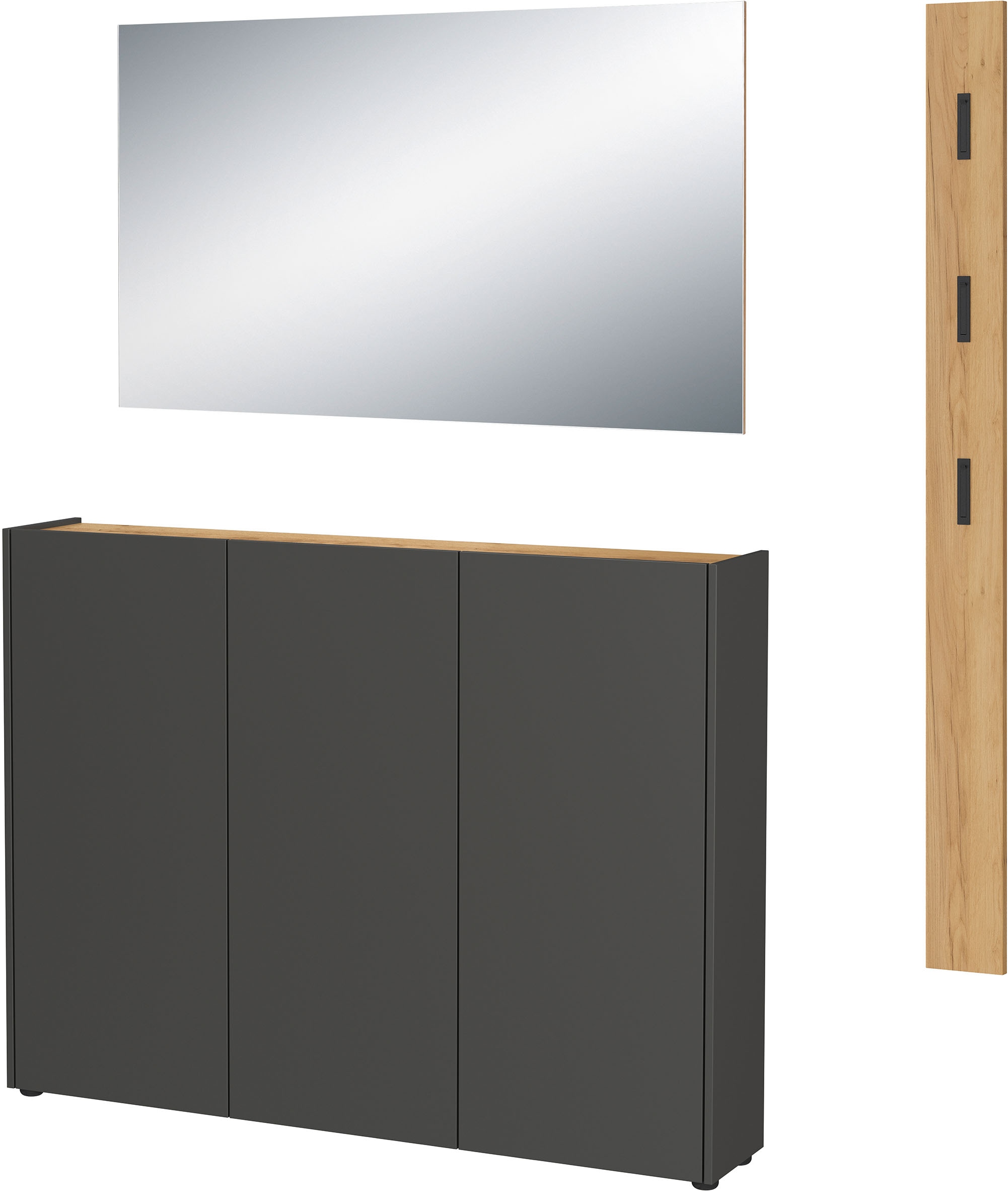 GERMANIA Garderoben-Set "GW-Libbiano", (3 St.), 3 tlg. Set mit Spiegel und günstig online kaufen