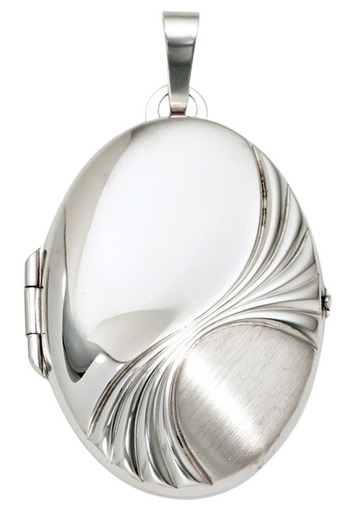JOBO Medallionanhänger »Anhänger Medaillon oval«, 925 Silber