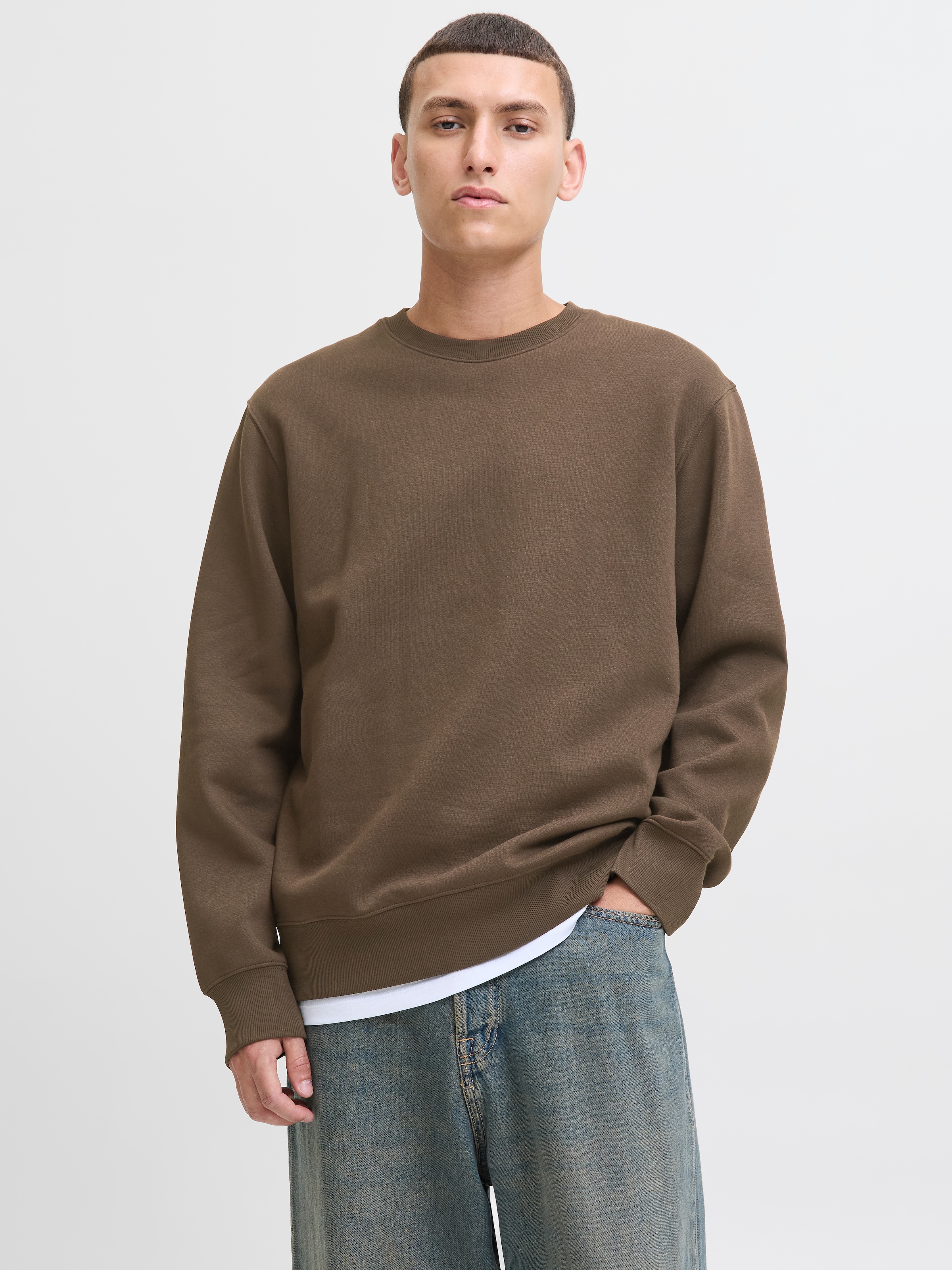 Jack & Jones Sweatshirt »JJESTAR BASIC SWEAT CREW NECK NOOS«, mit Rundhalsausschnitt