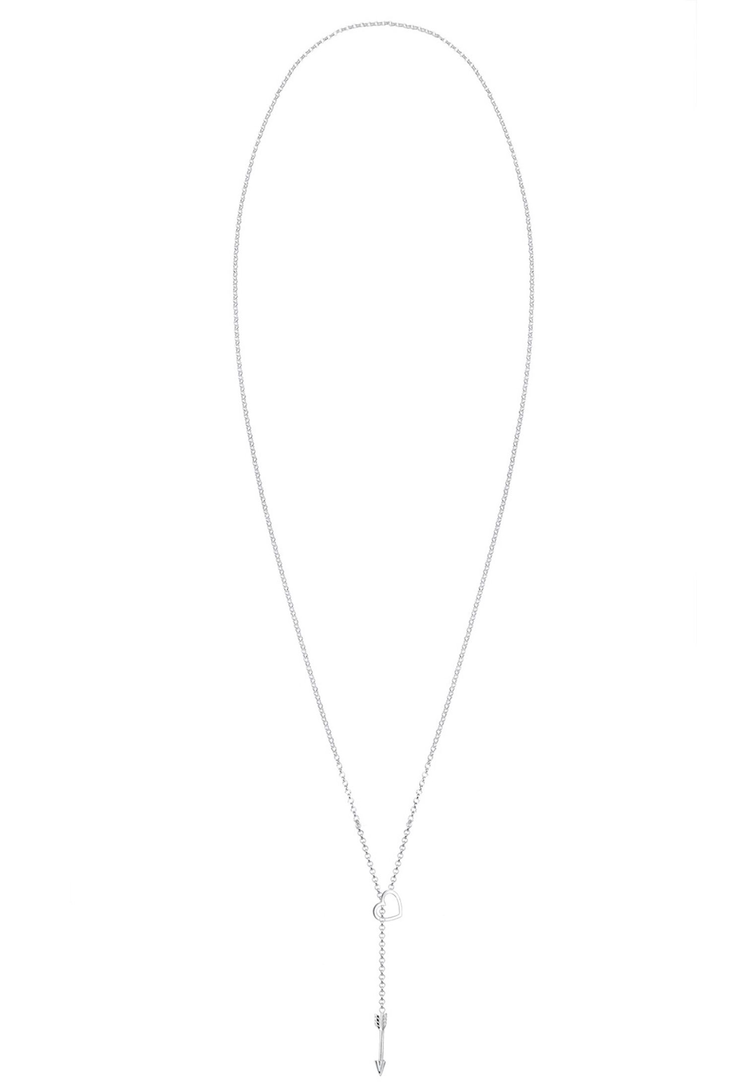 Elli Kette mit Anhänger »Y-Kette Herz Liebe Pfeil Amore 925 Sterling Silber«