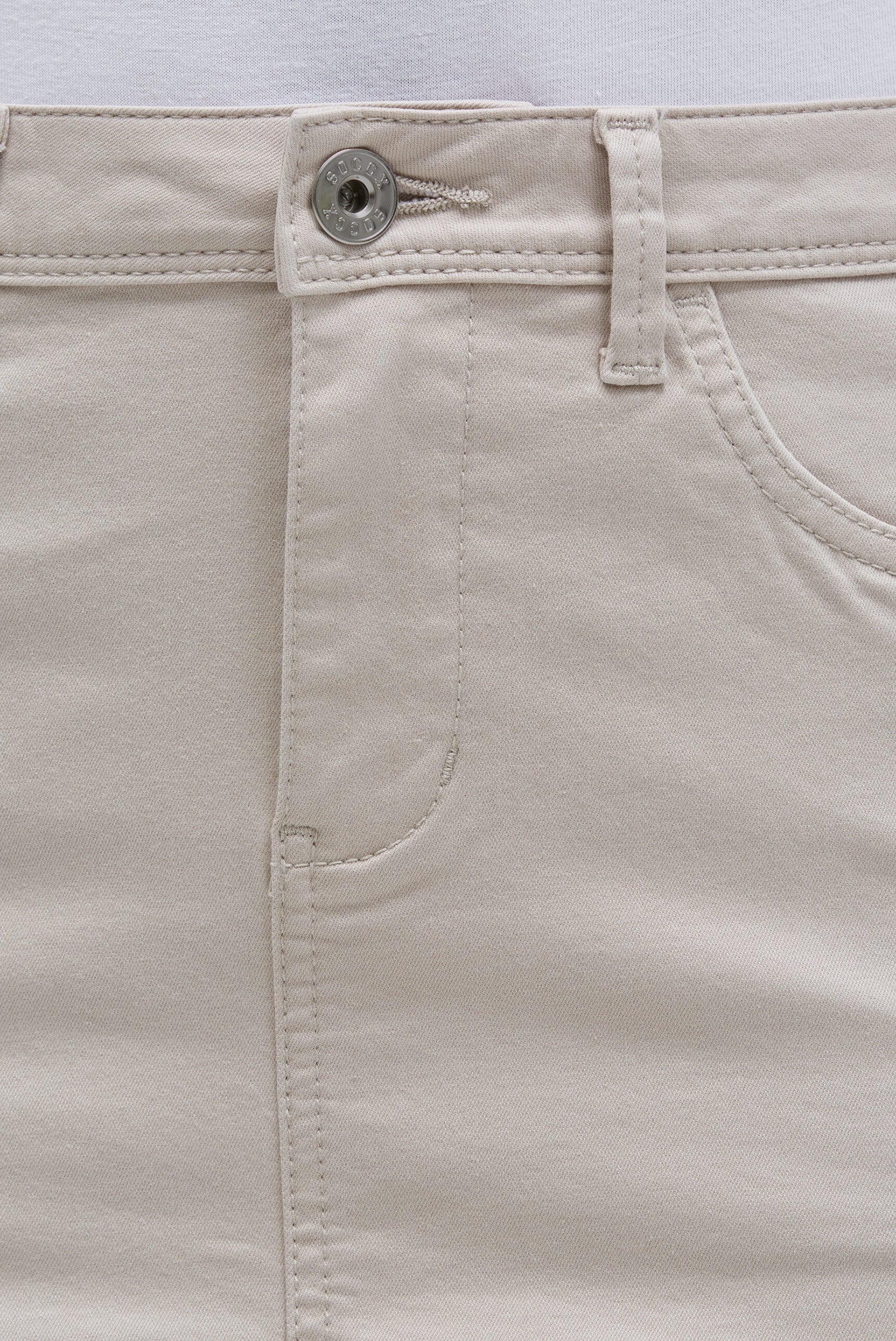 SOCCX Jeansrock mit Gehschlitz